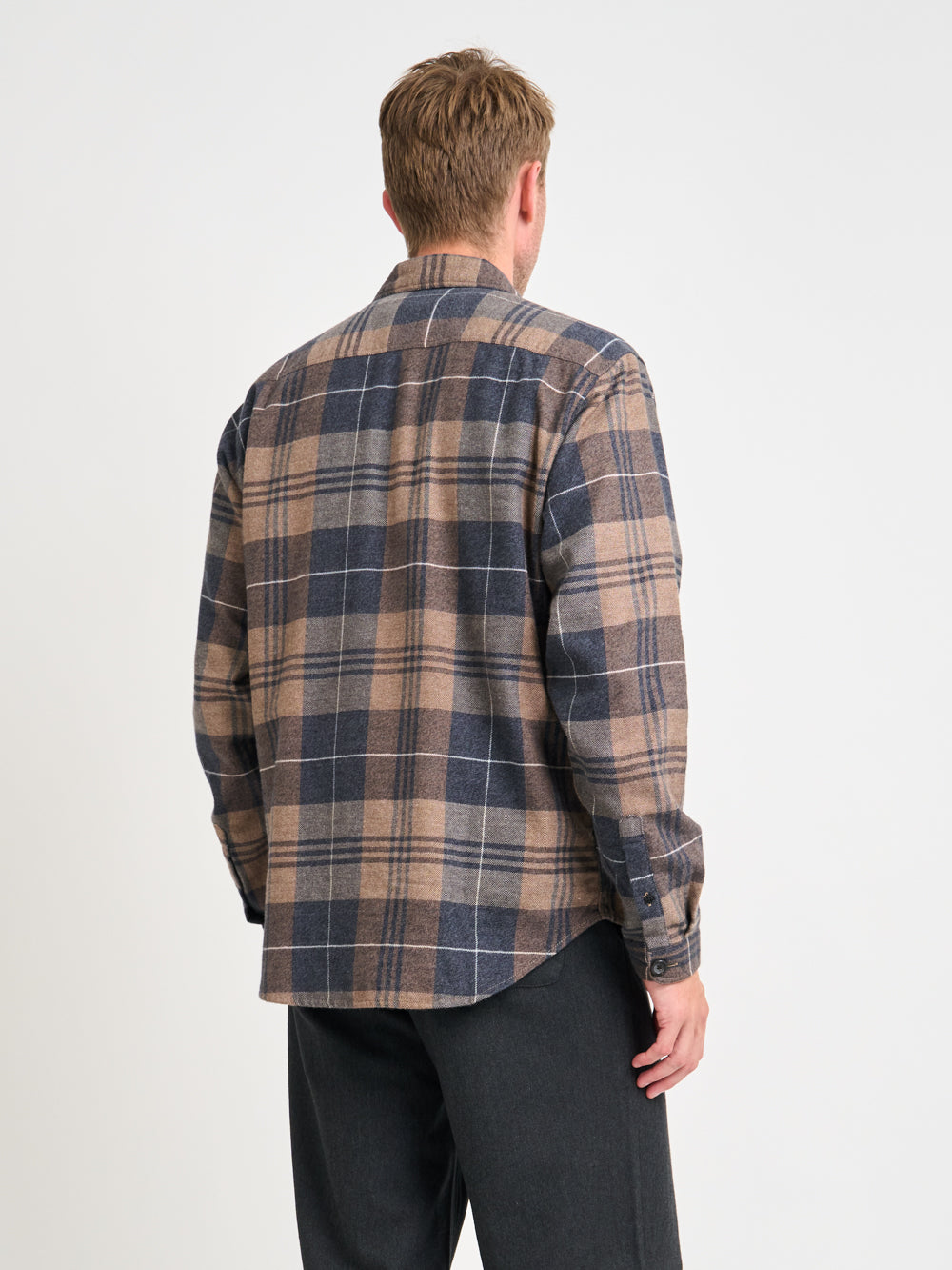 Treviscoe Shirt Larsen Brown