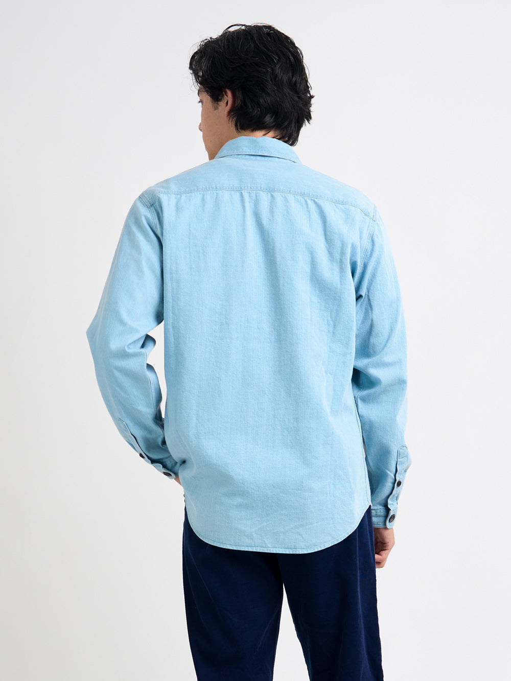 Treviscoe Shirt Mullins Denim Indigo Light