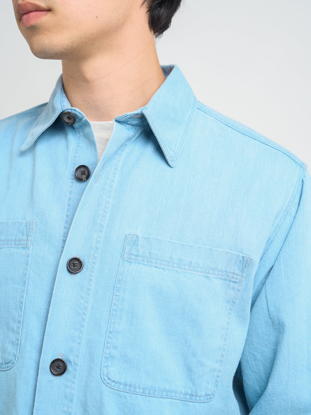 Treviscoe Shirt Mullins Denim Indigo Light