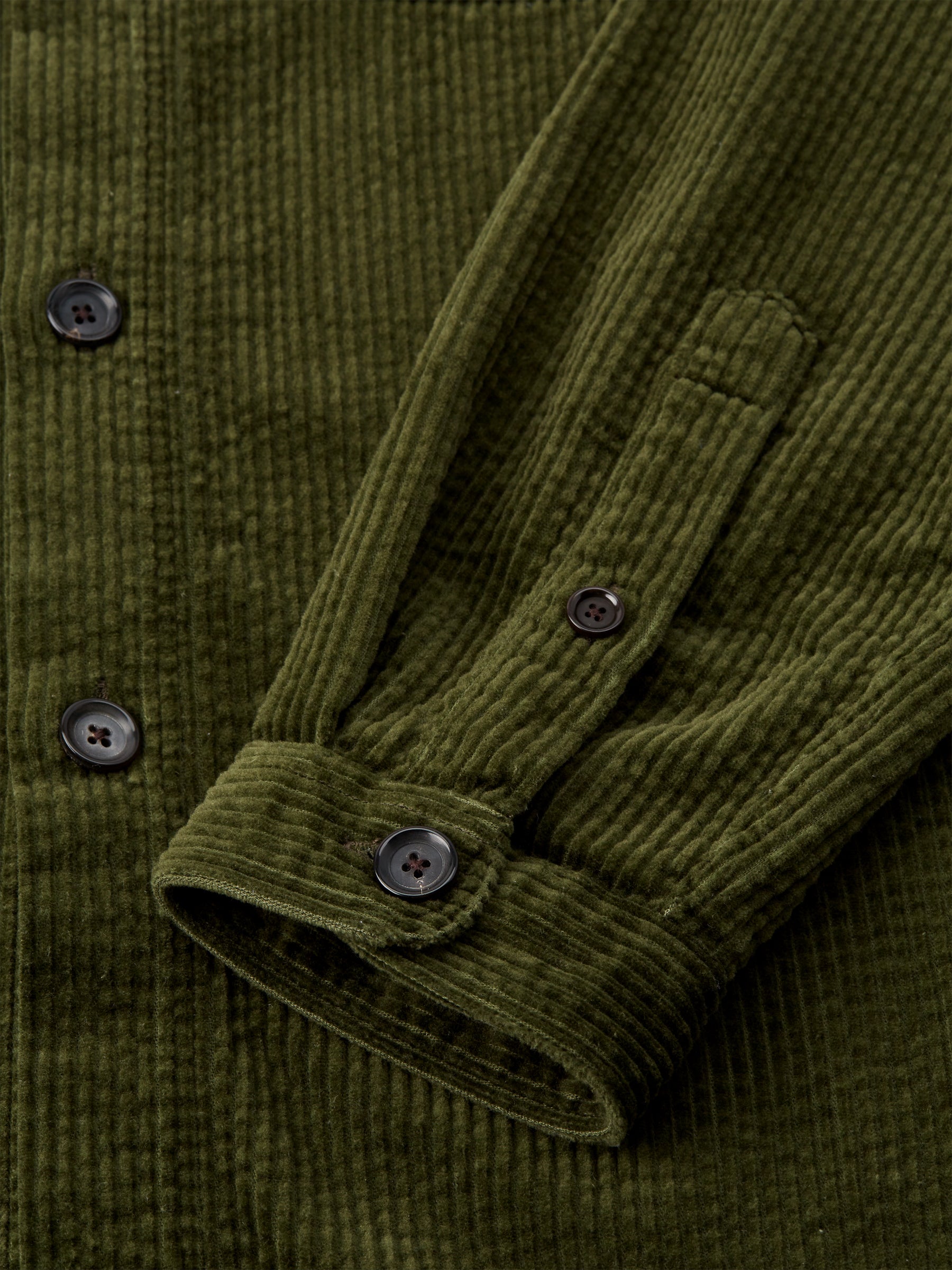 Treviscoe Shirt Hudson Cord Green