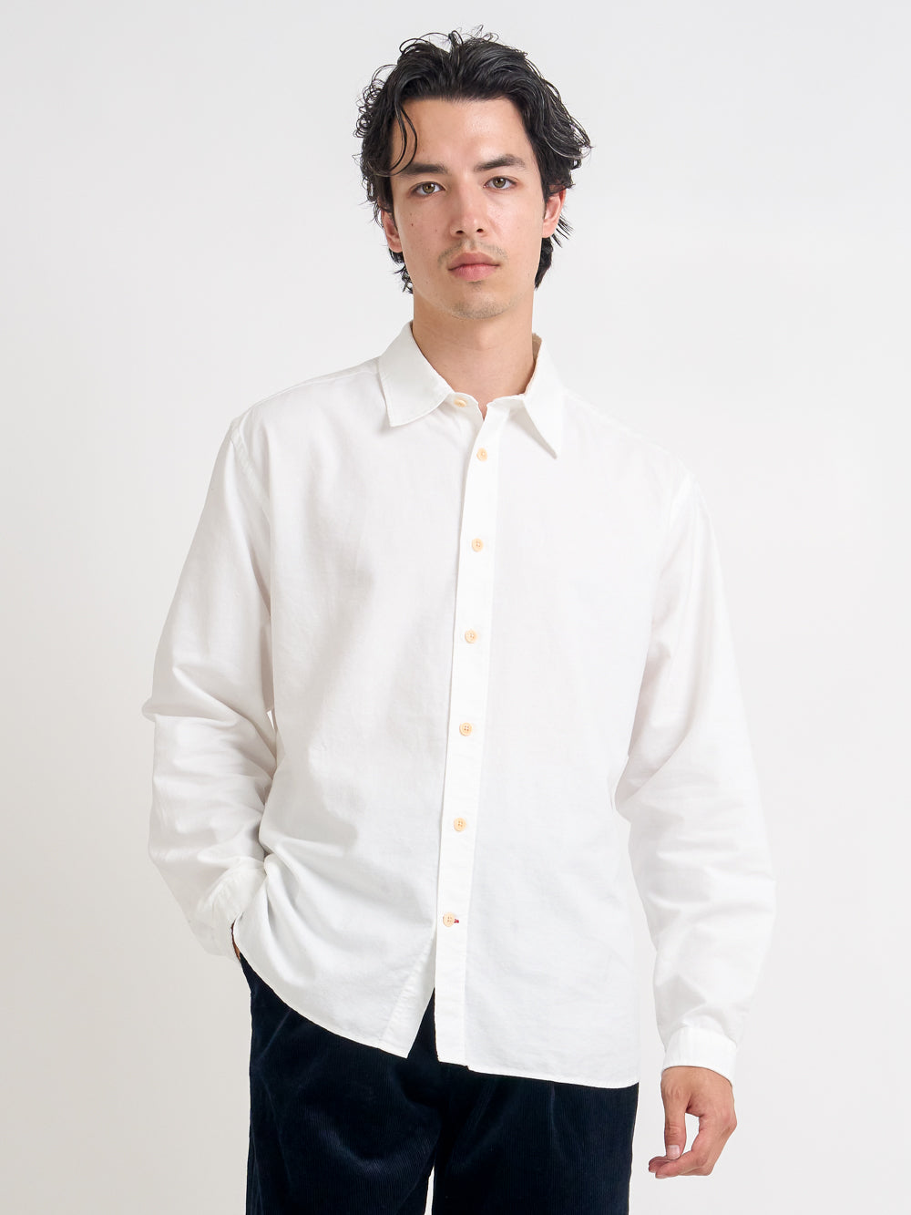 Atlanta Long Sleeve Shirt Brecon White