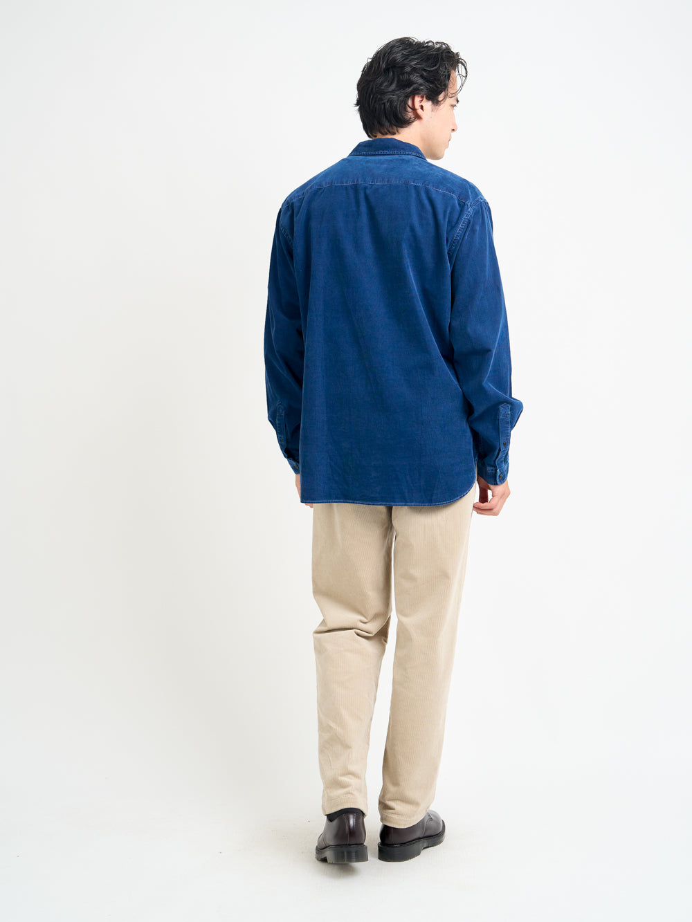 Atlanta Long Sleeve Shirt (Loose Fit) Newson Cord Indigo