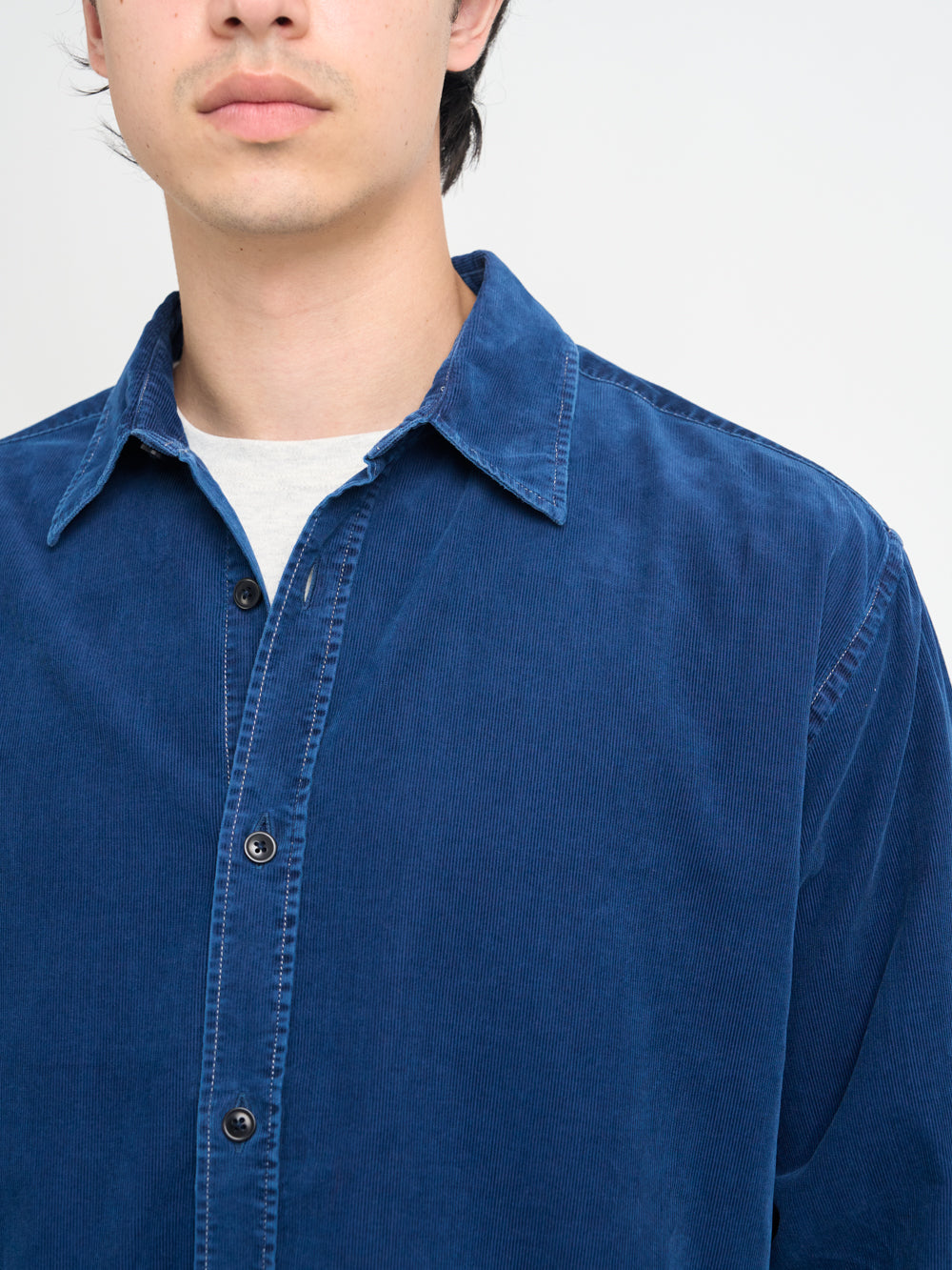 Atlanta Long Sleeve Shirt (Loose Fit) Newson Cord Indigo