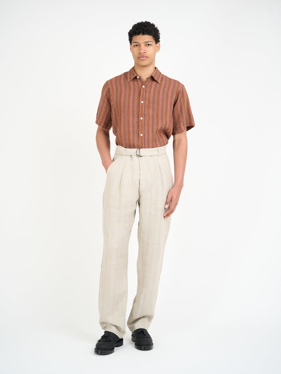 Garrison Short Sleeve Shirt Lowson Terracotta