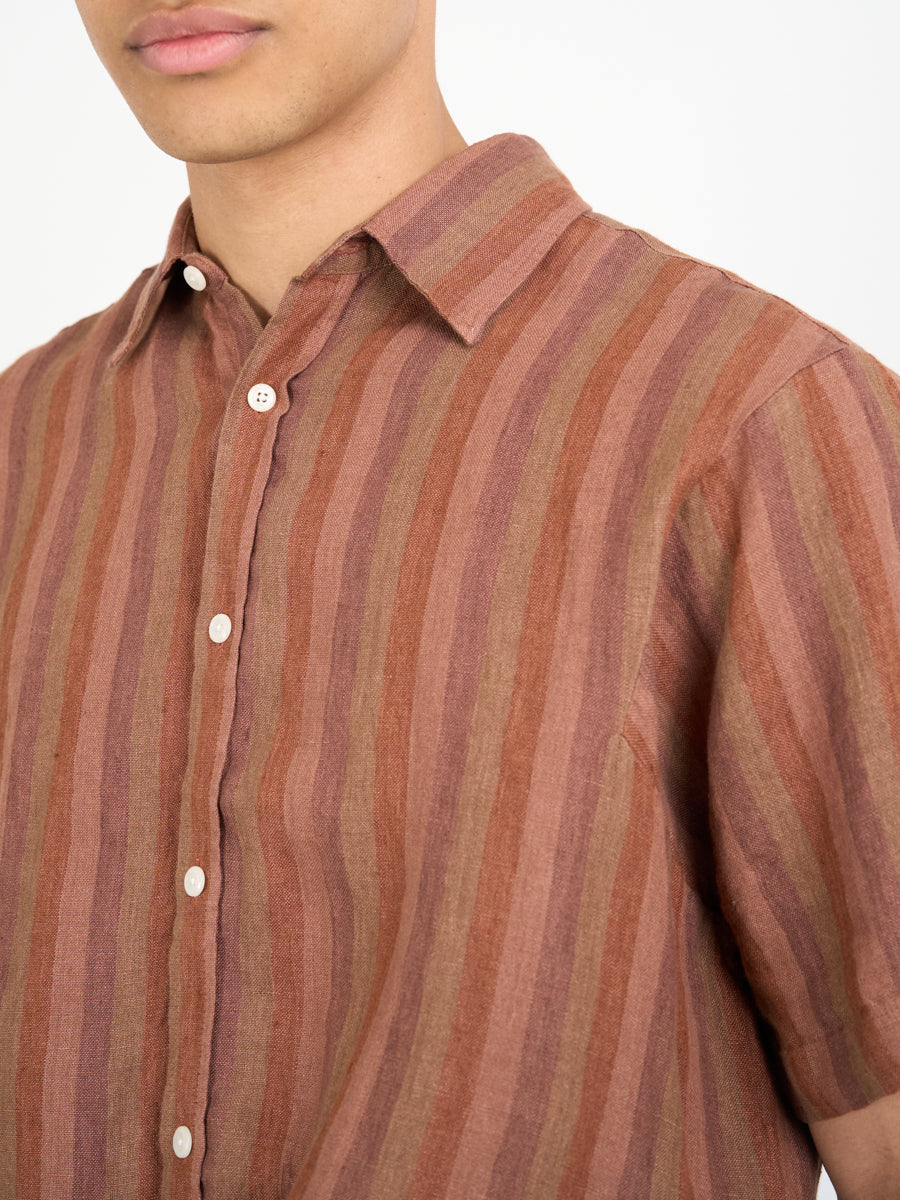 Garrison Short Sleeve Shirt Lowson Terracotta