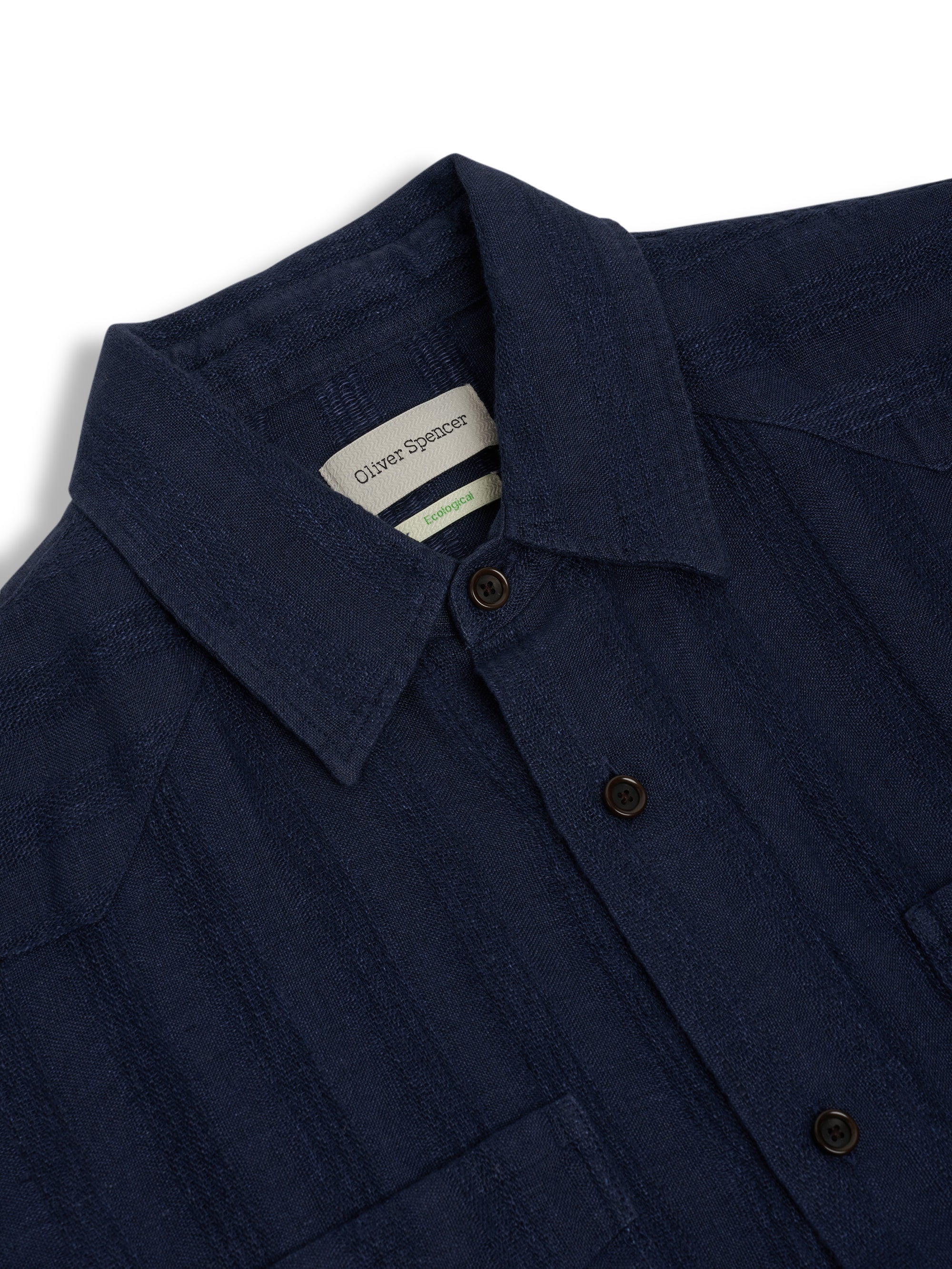 Santiago Short Sleeve Shirt Arnold Navy