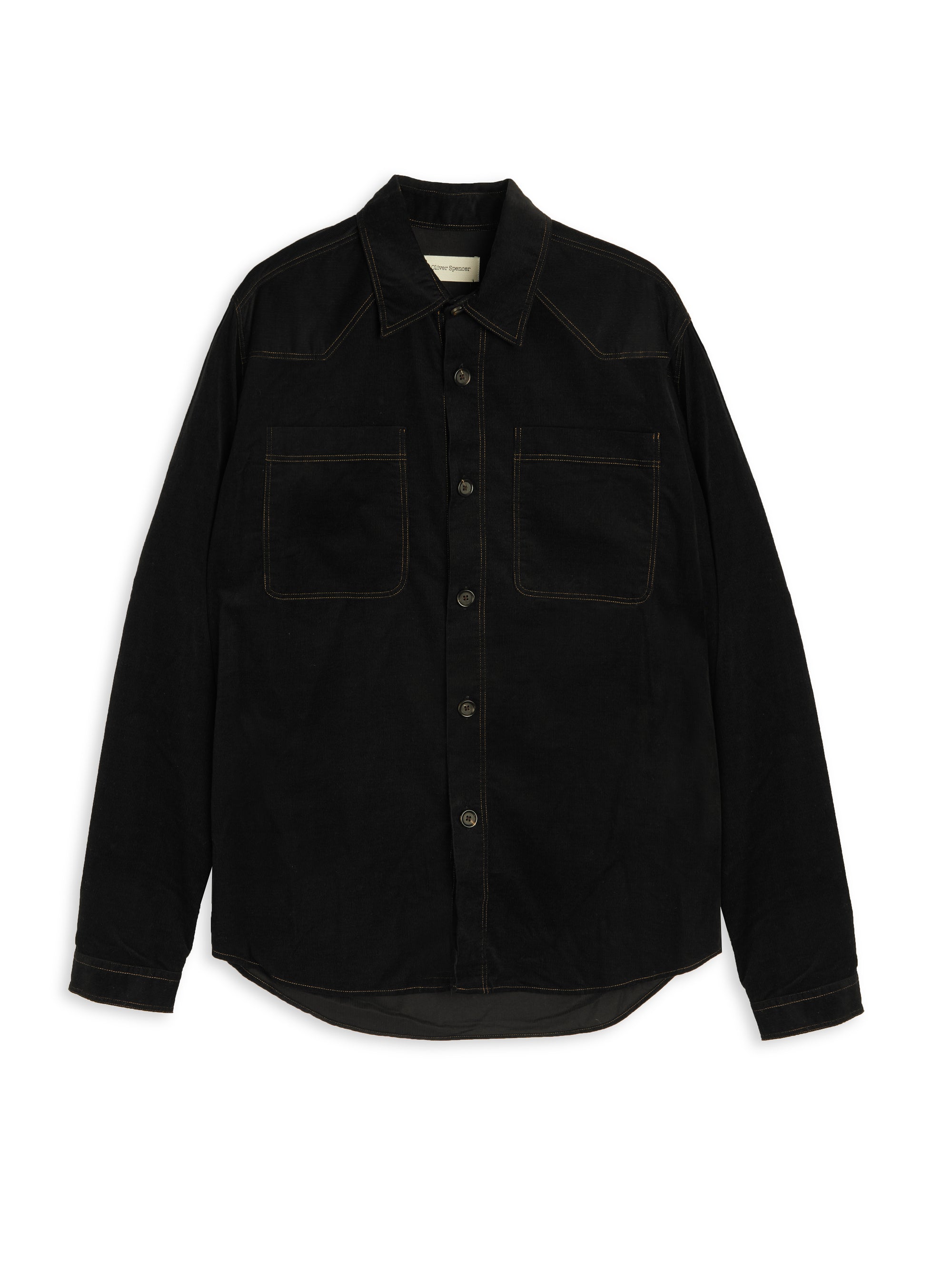 Quito Shirt Mersey Cord Black