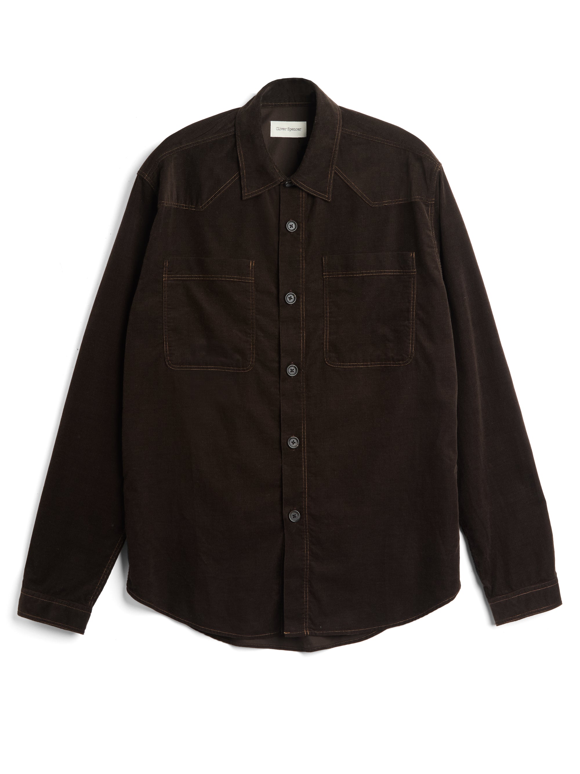 Quito Shirt Mersey Cord Brown