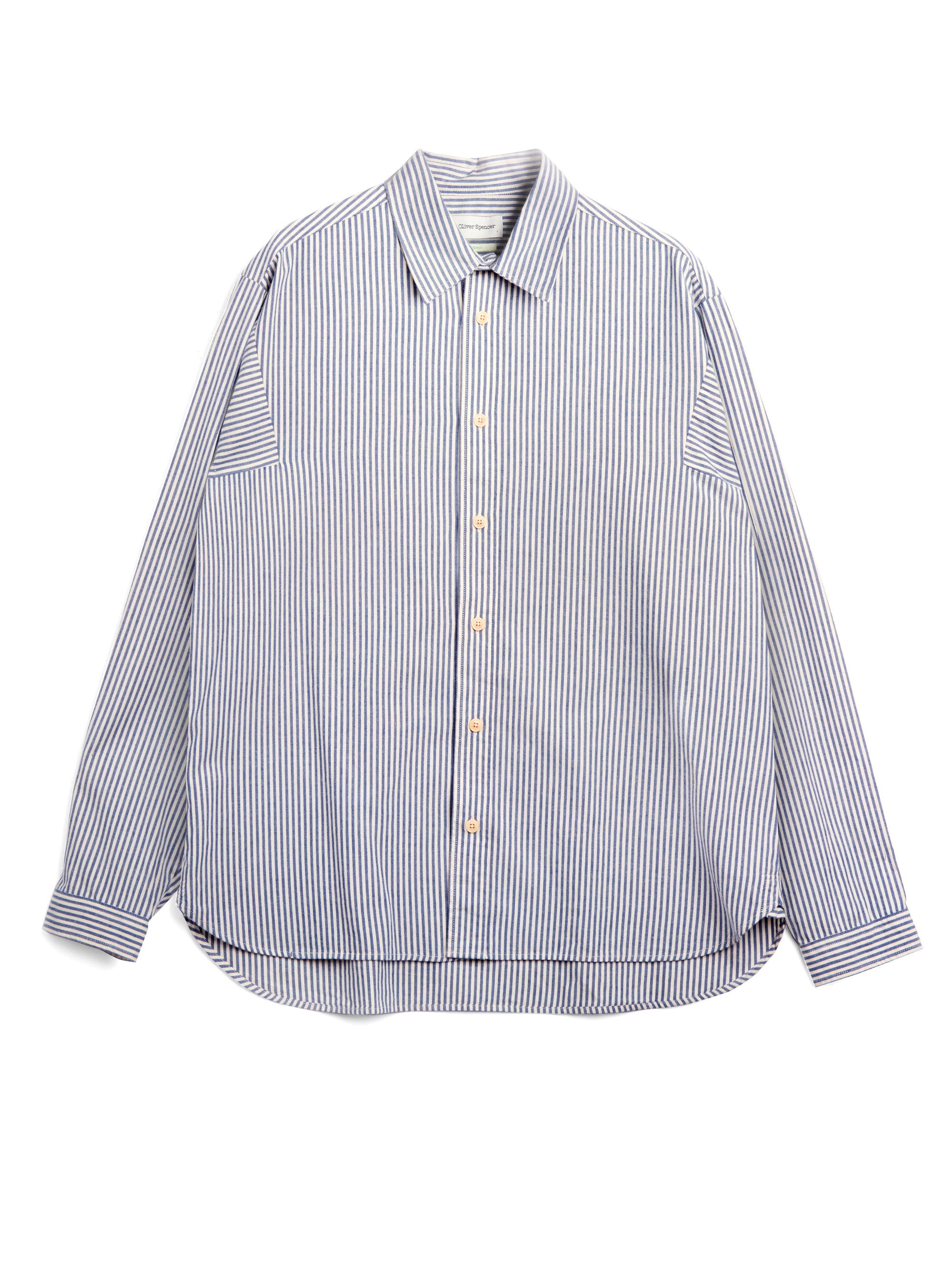 Garrison Long Sleeve Shirt (Loose Fit) Brimham Blue