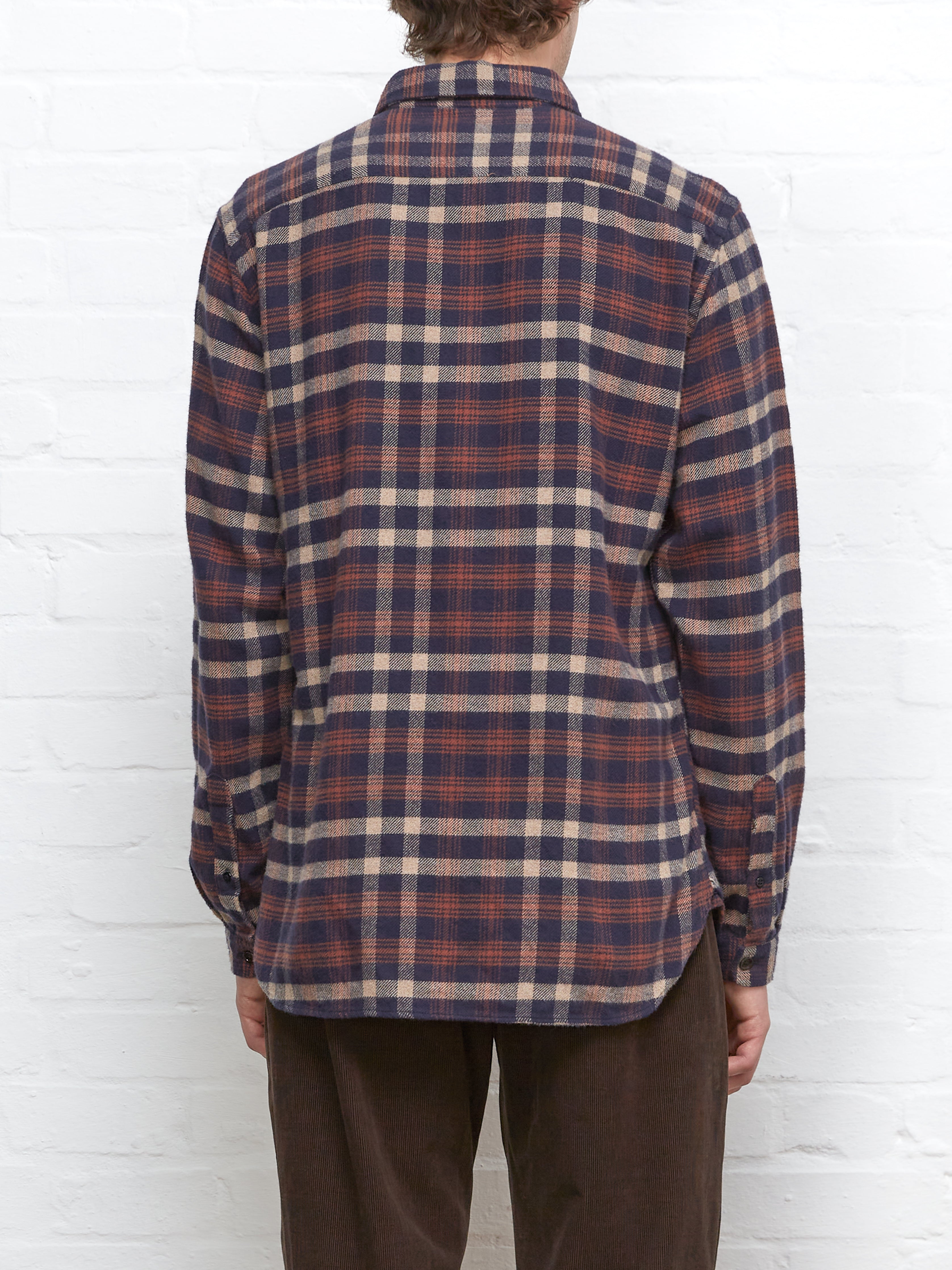 New York Special Shirt Becker Navy/Beige