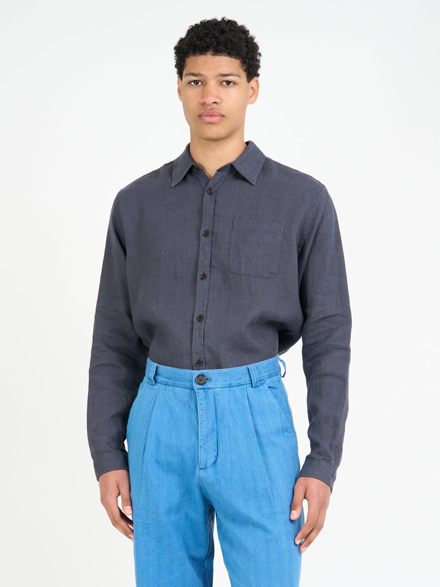 New York Special Shirt Bleeker Gunmetal Grey