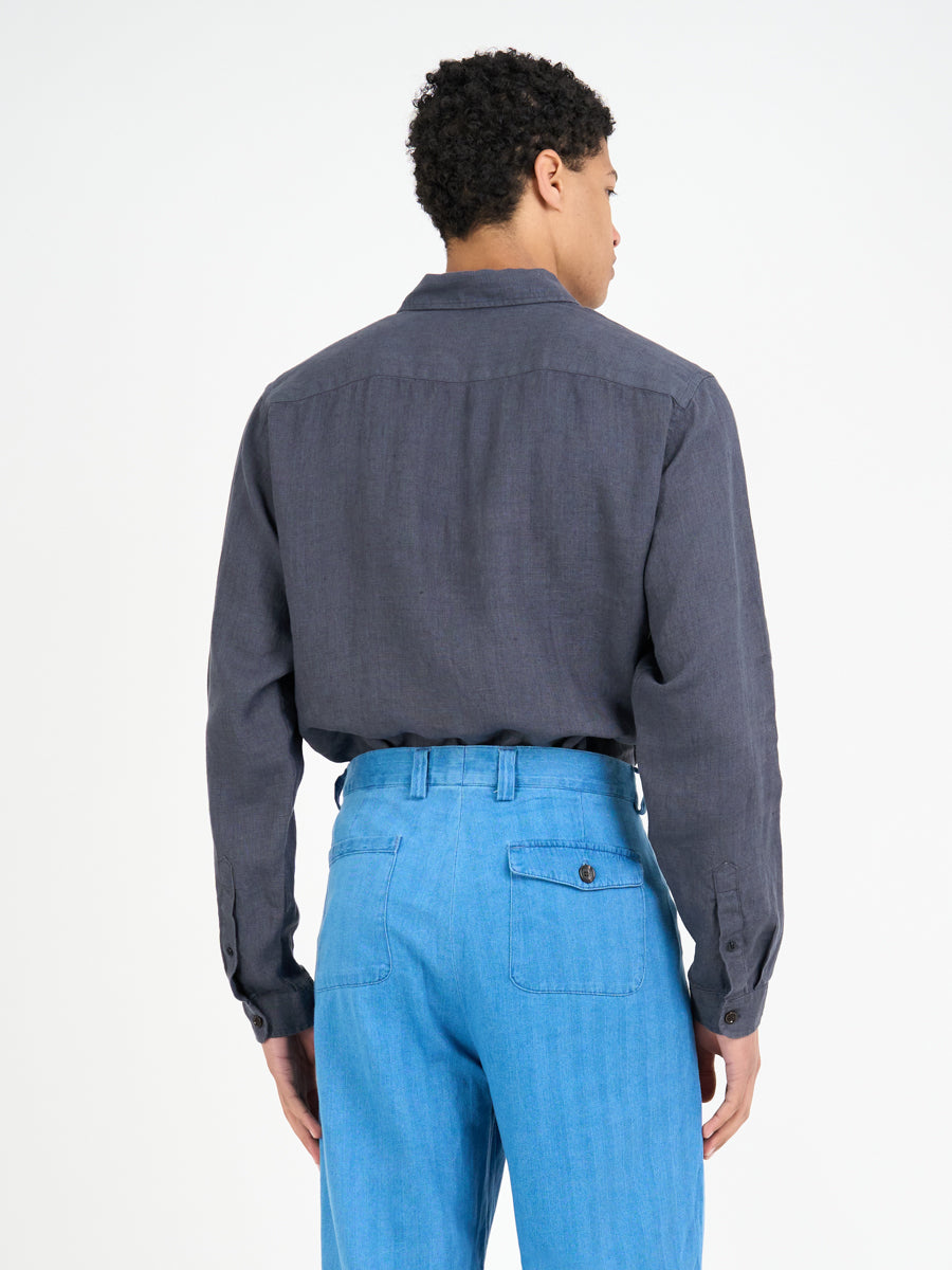 New York Special Shirt Bleeker Gunmetal Grey