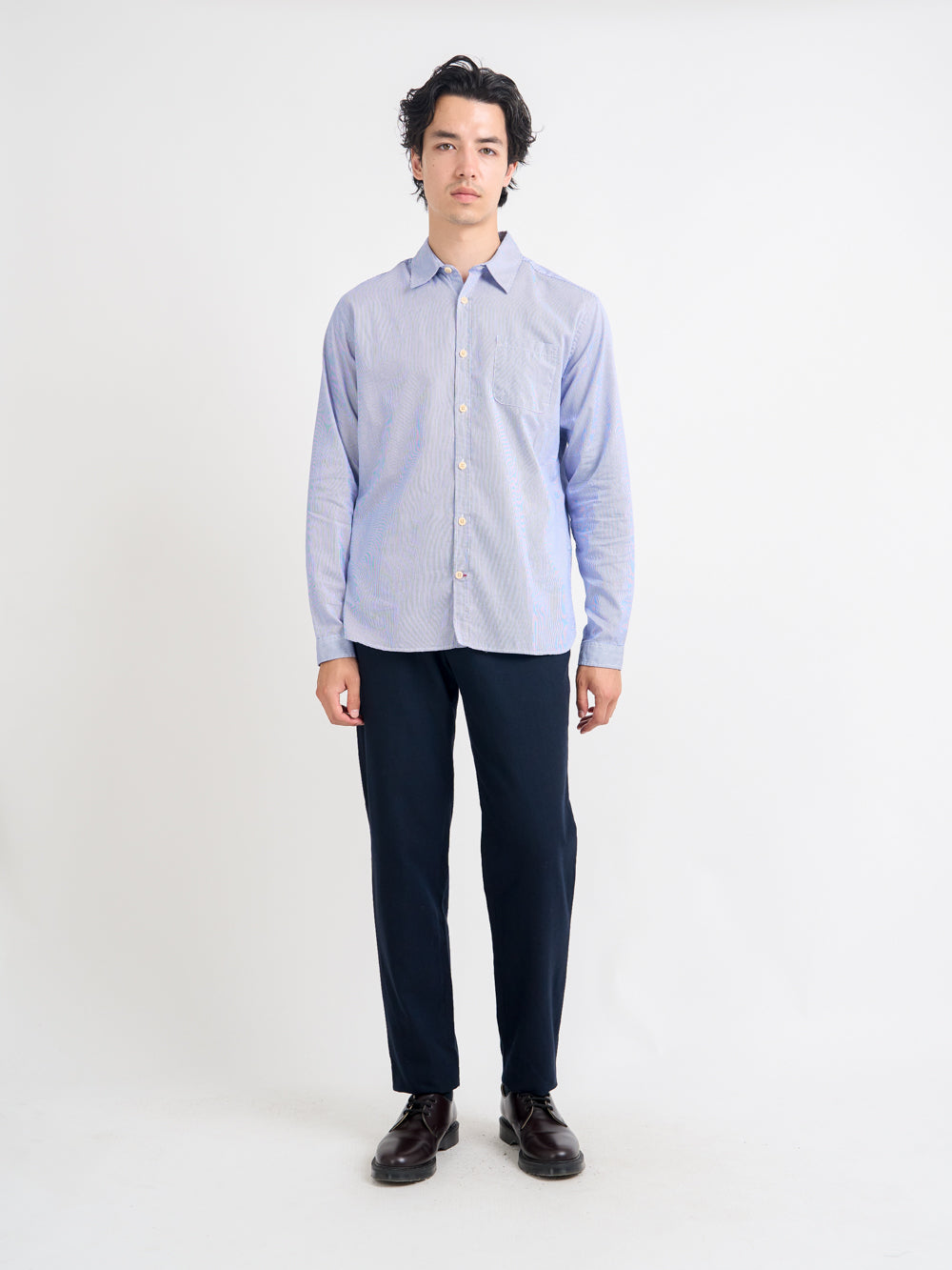 New York Special Shirt Collins White/Blue