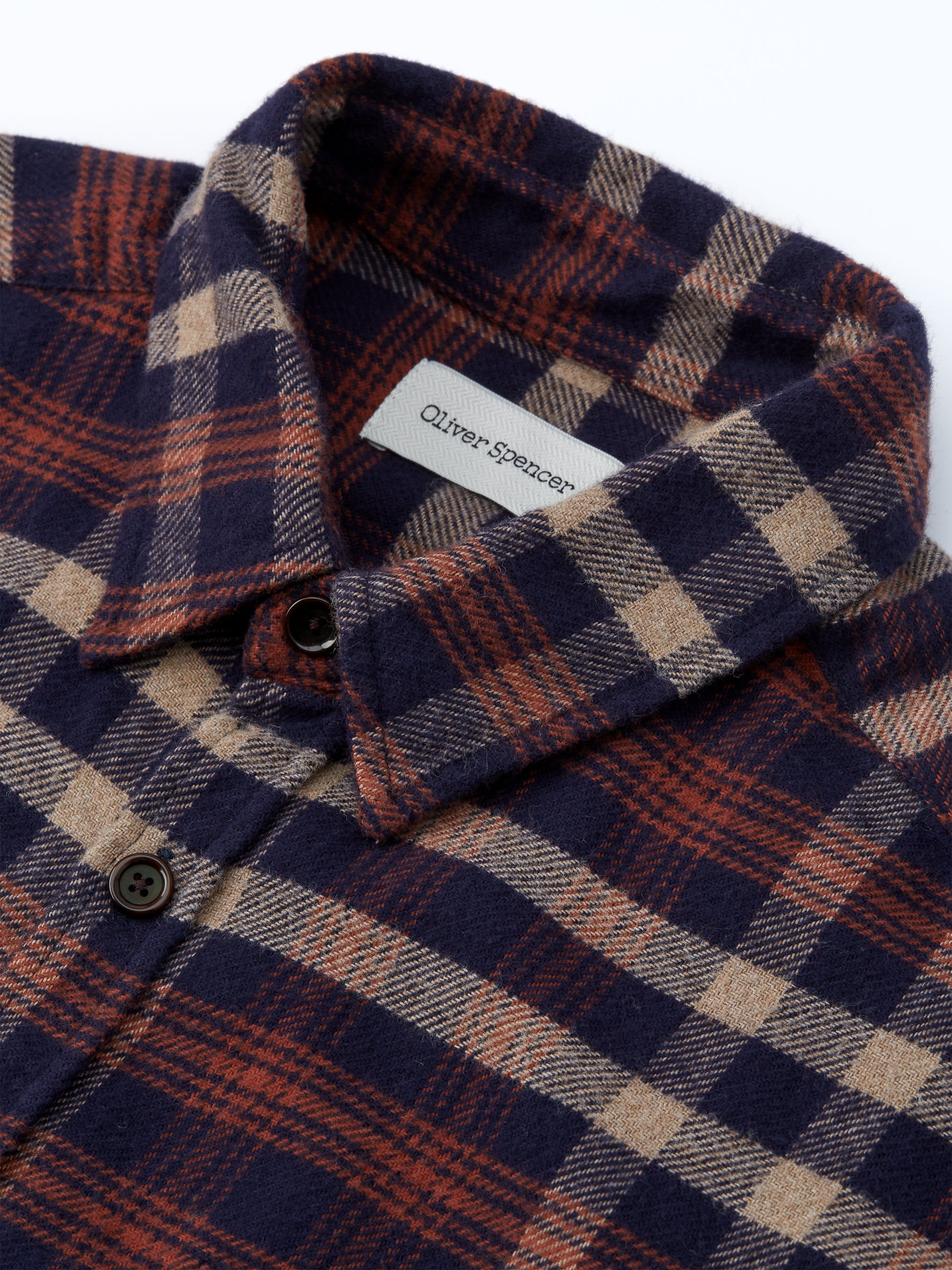 New York Special Shirt Becker Navy/Beige