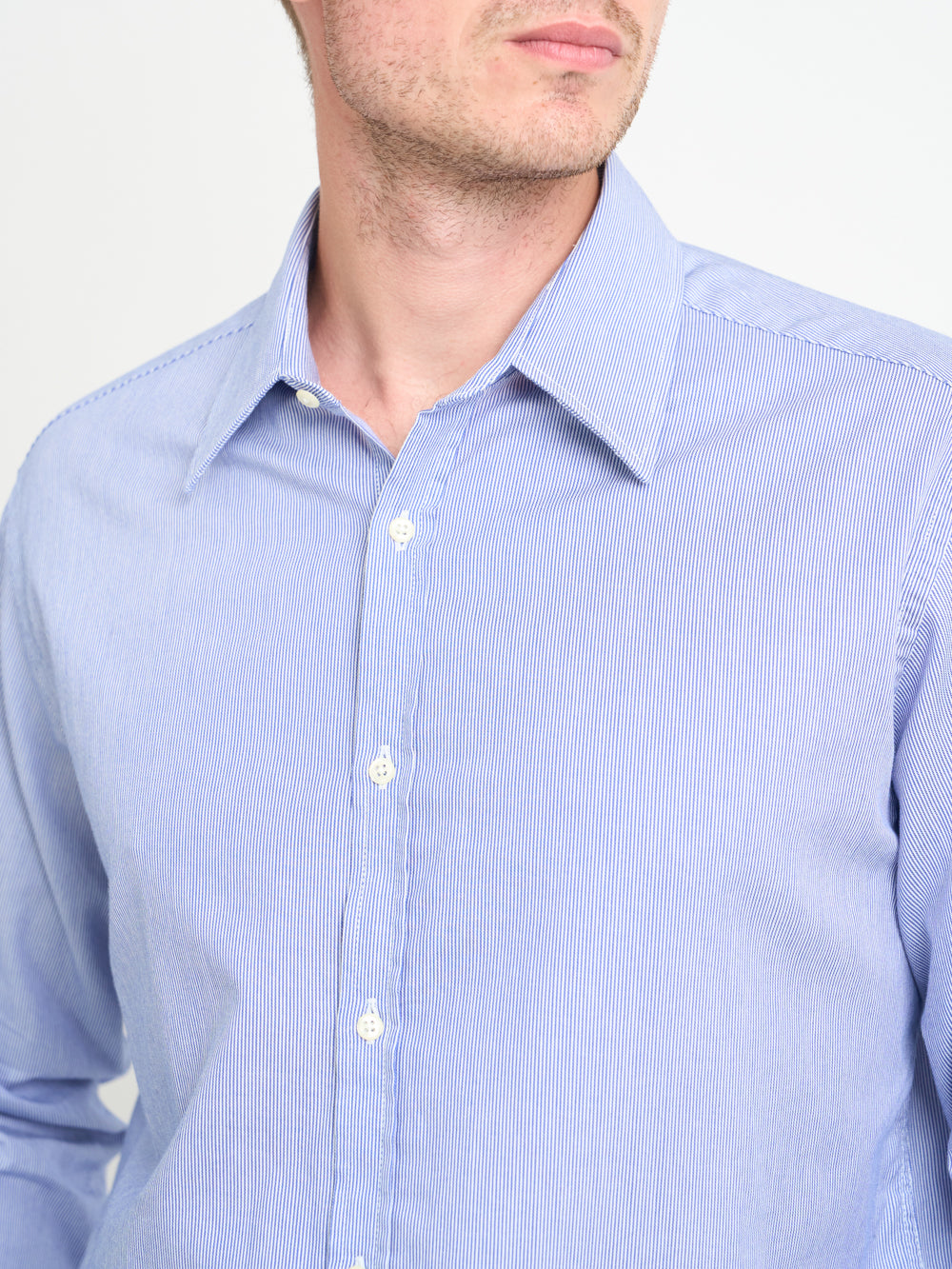 Conduit Classic Shirt Collins White/Blue