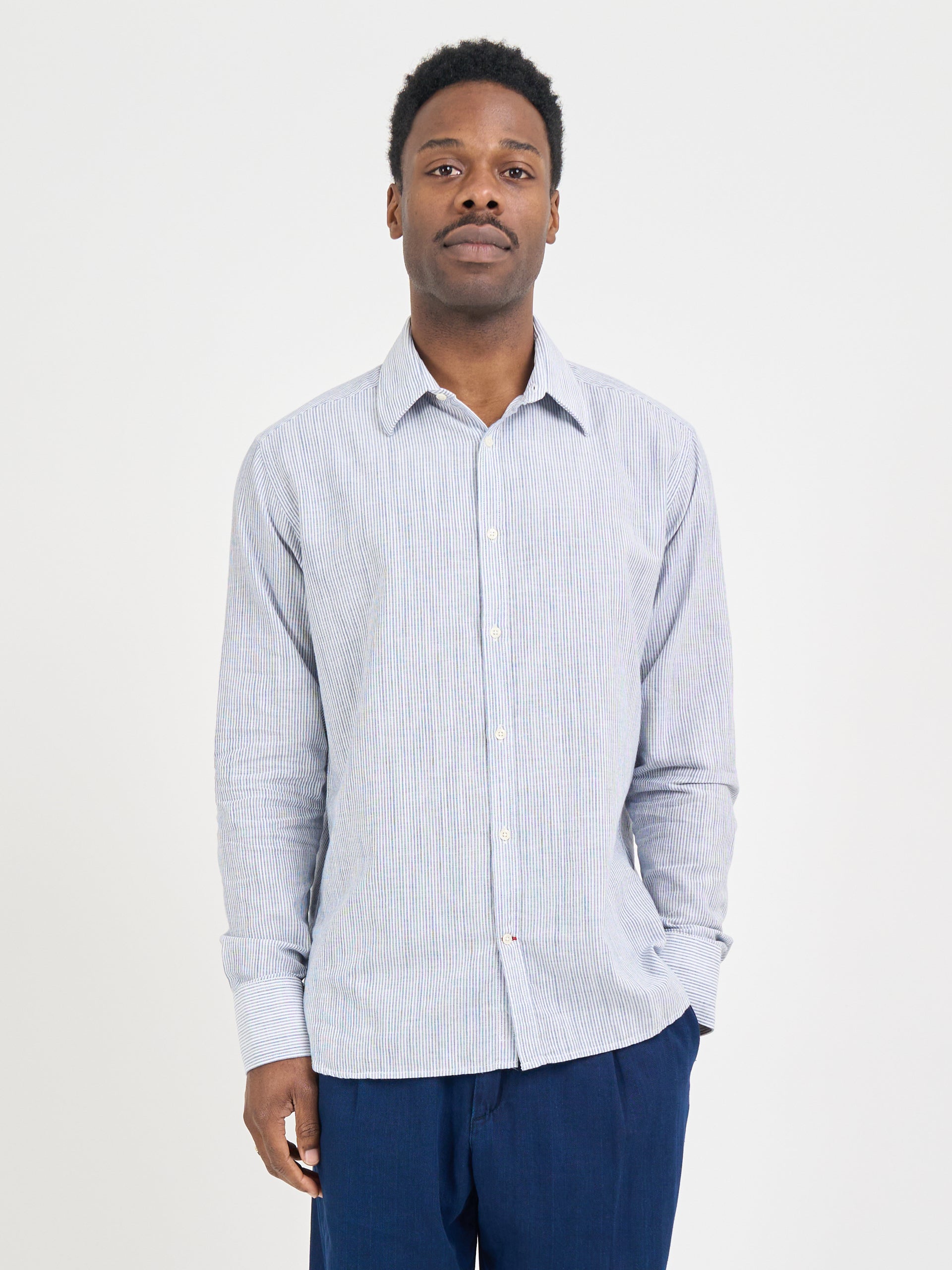 Conduit Classic Shirt Conroy Blue