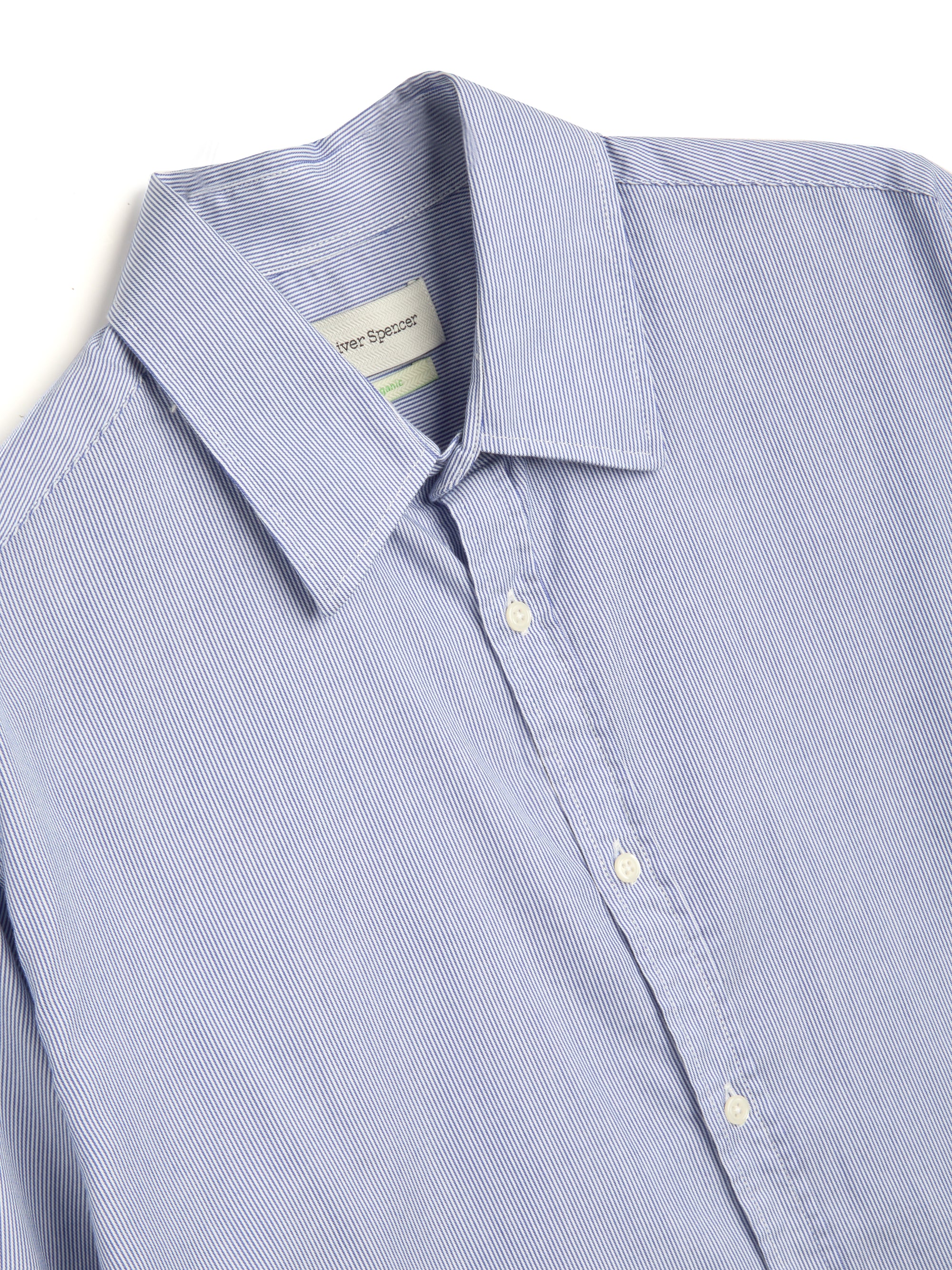 Conduit Classic Shirt Collins White/Blue