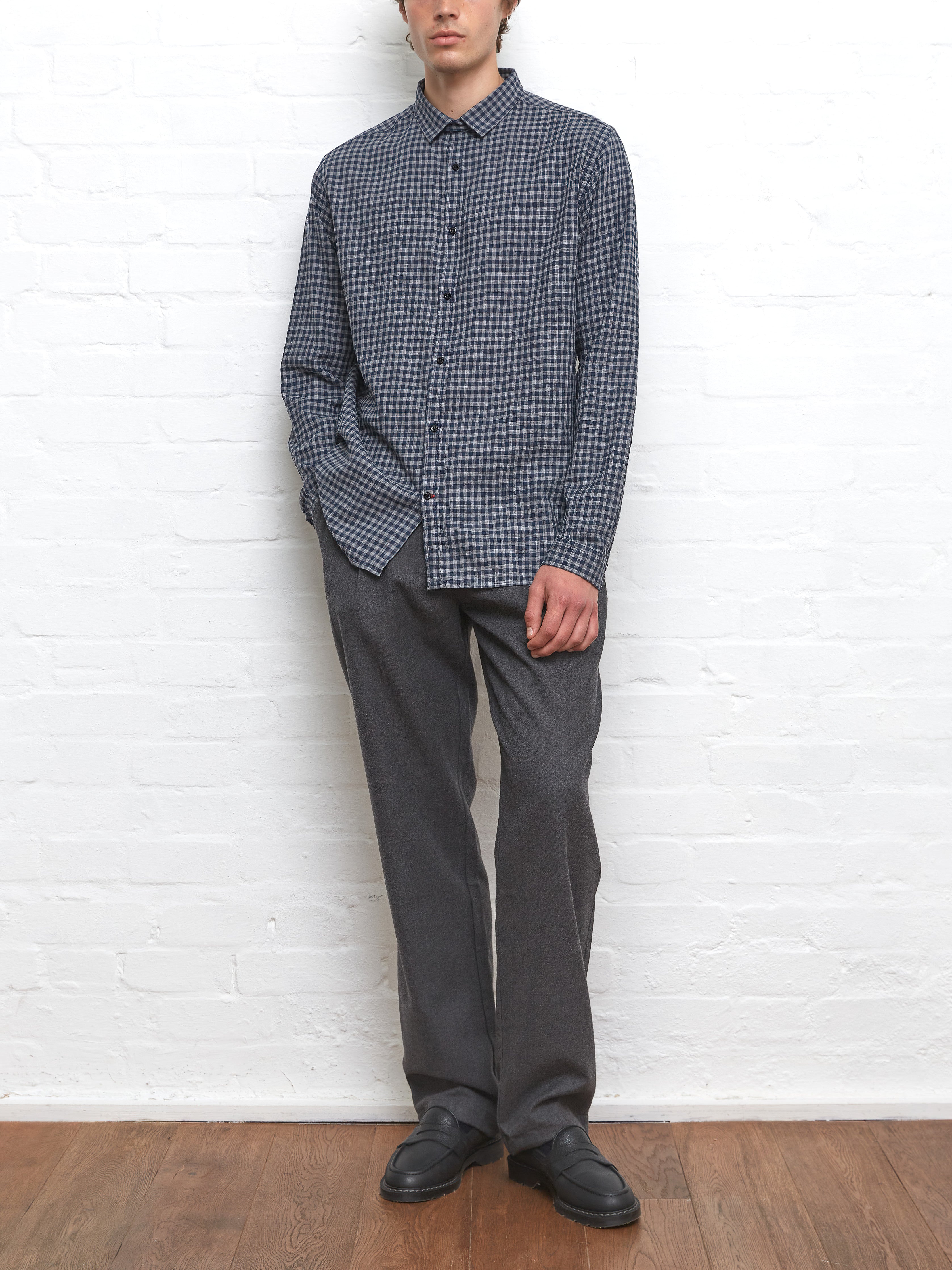 Clerkenwell Tab Shirt Chichester Blue