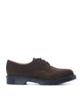 Solovair x Oliver Spencer Brown Suede 3-eye Gibson Shoes