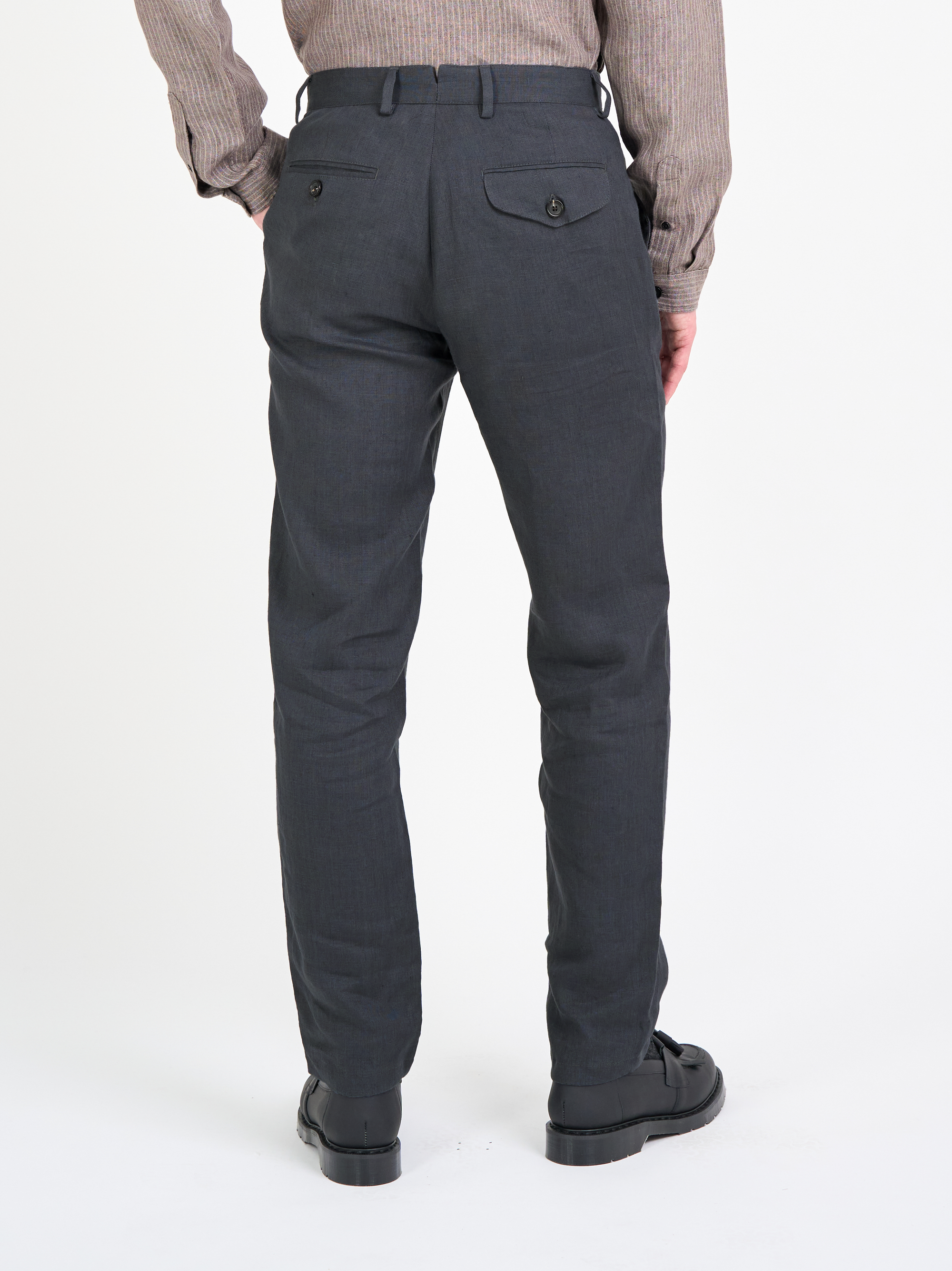 Fishtail Trousers Bleeker Gunmetal Grey