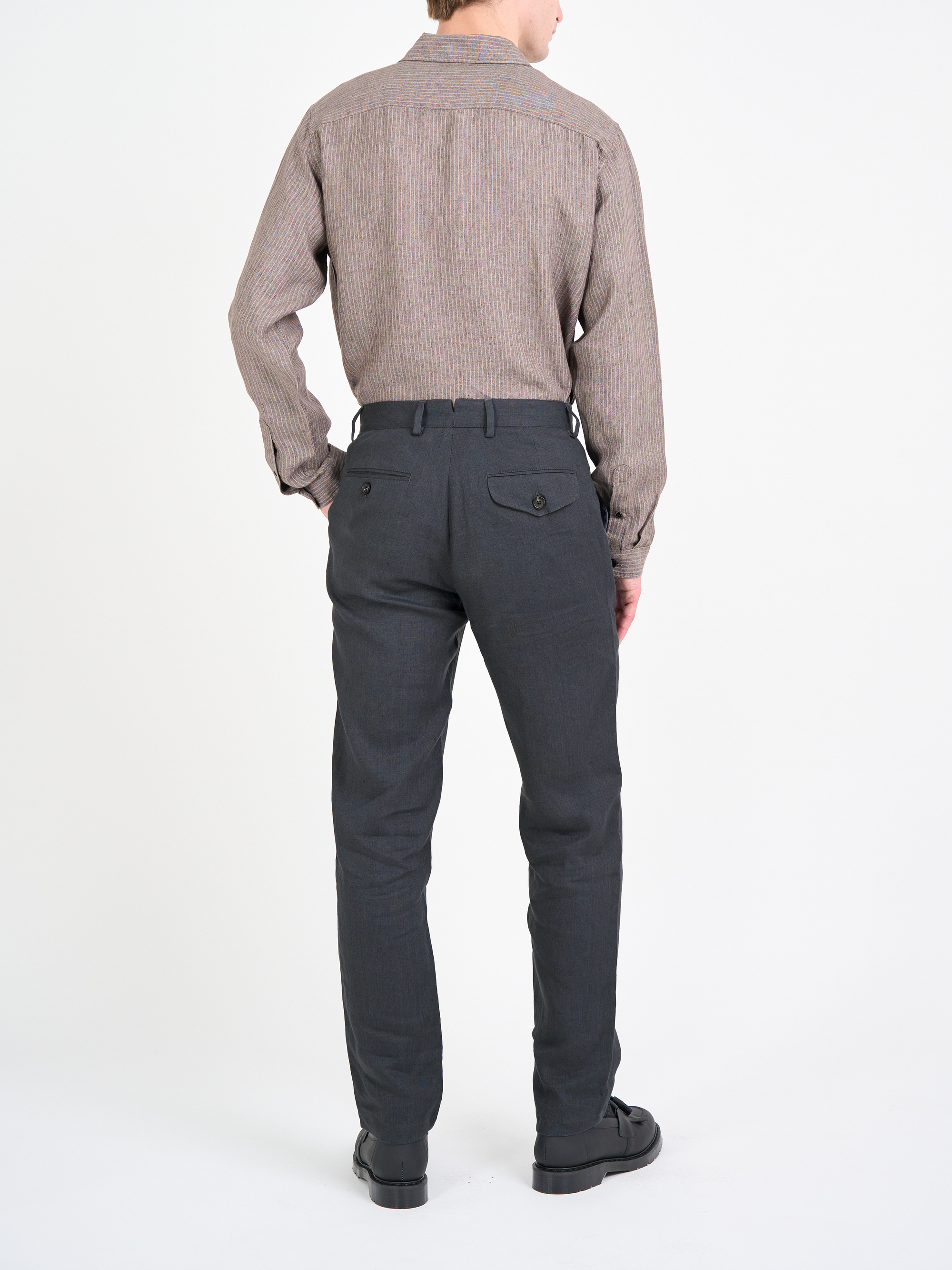 Fishtail Trousers Bleeker Gunmetal Grey