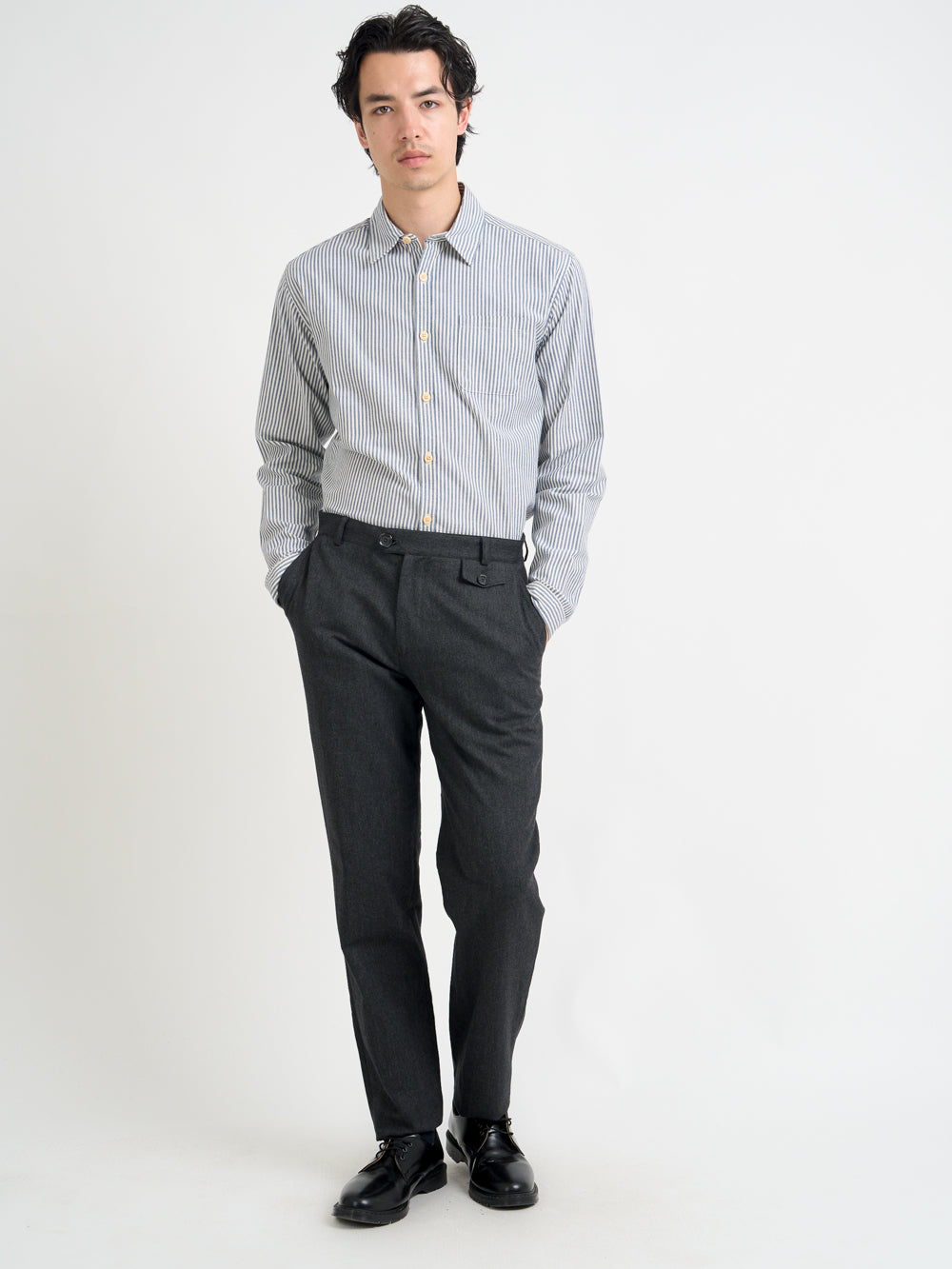 Fishtail Trousers Stockbridge Charcoal