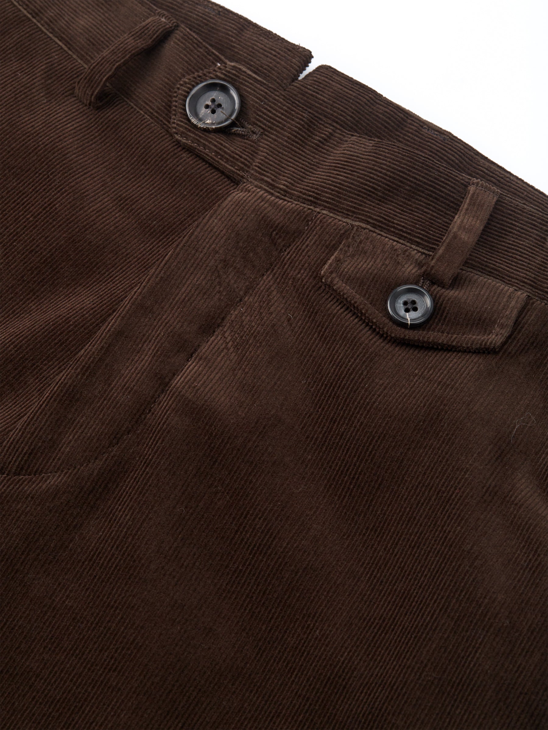 Fishtail Trousers Whitton Cord Brown