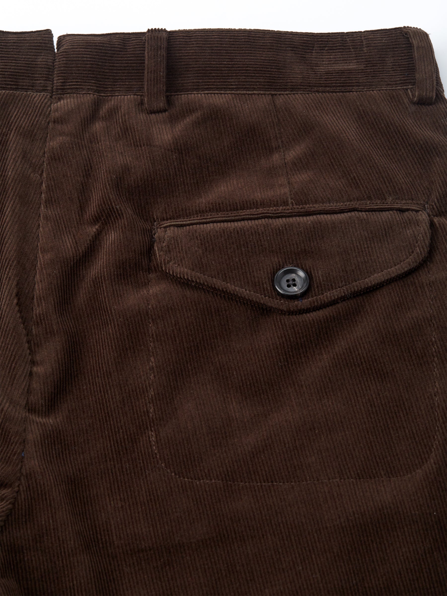 Fishtail Trousers Whitton Cord Brown