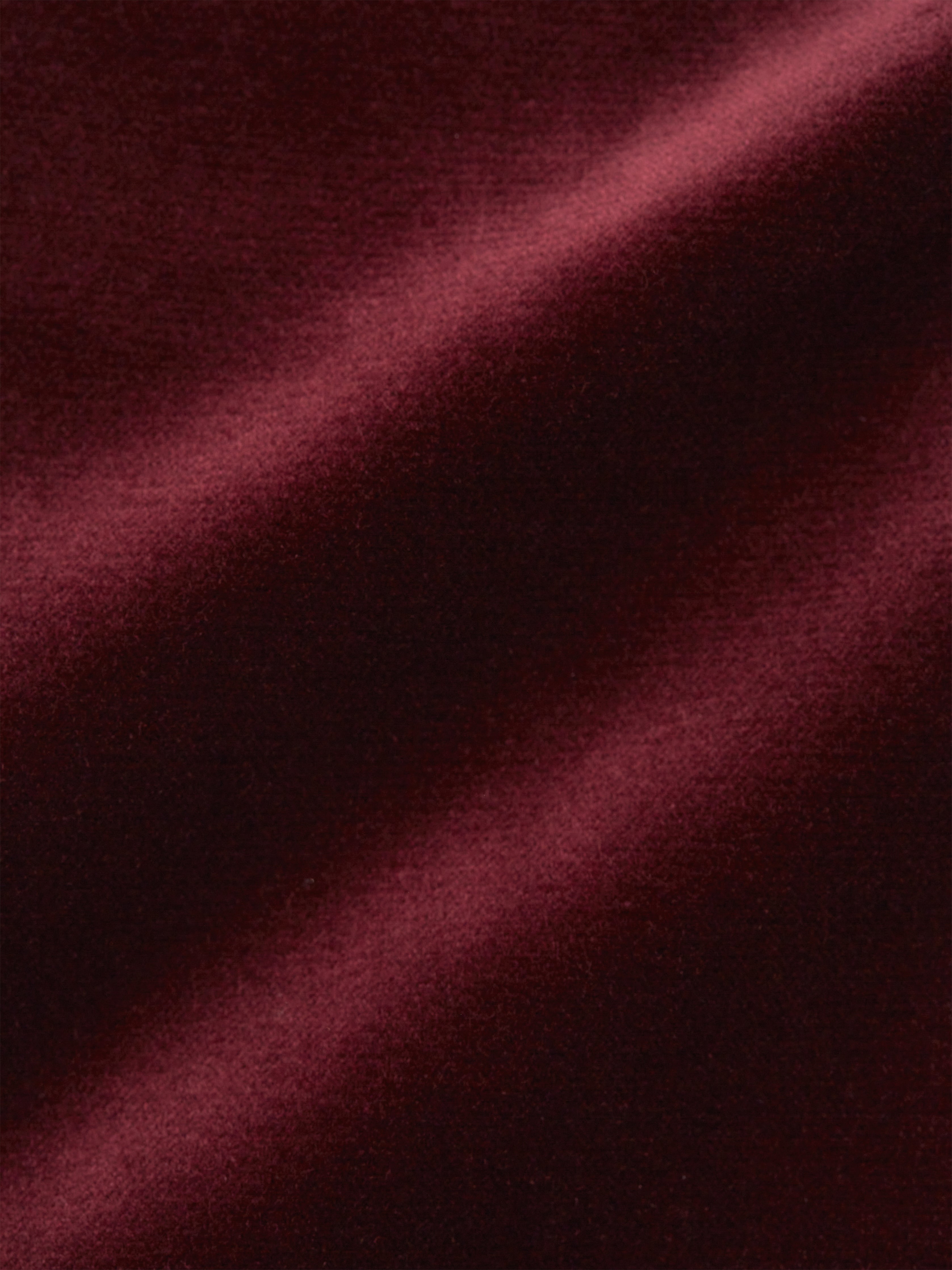Fishtail Trousers Velvet Burgundy