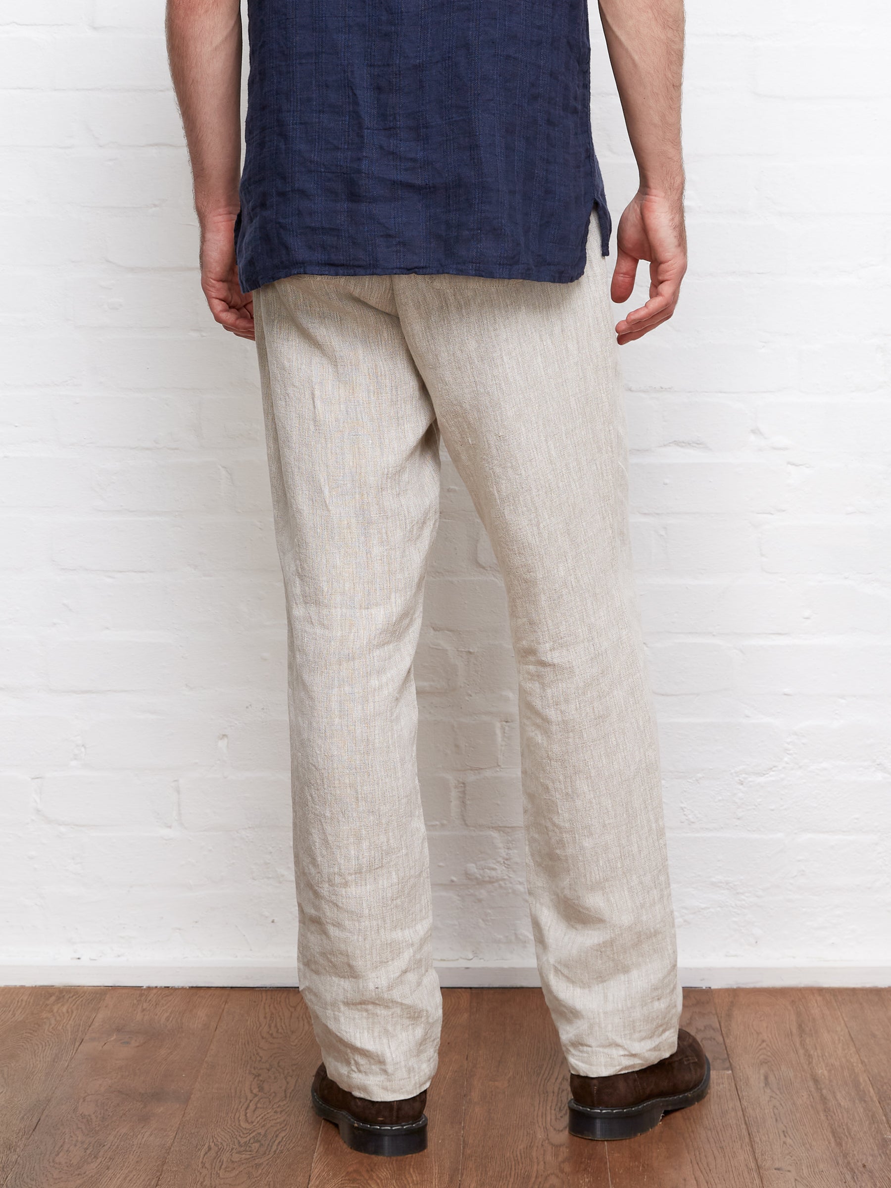 Drawstring Trousers Harding Beige