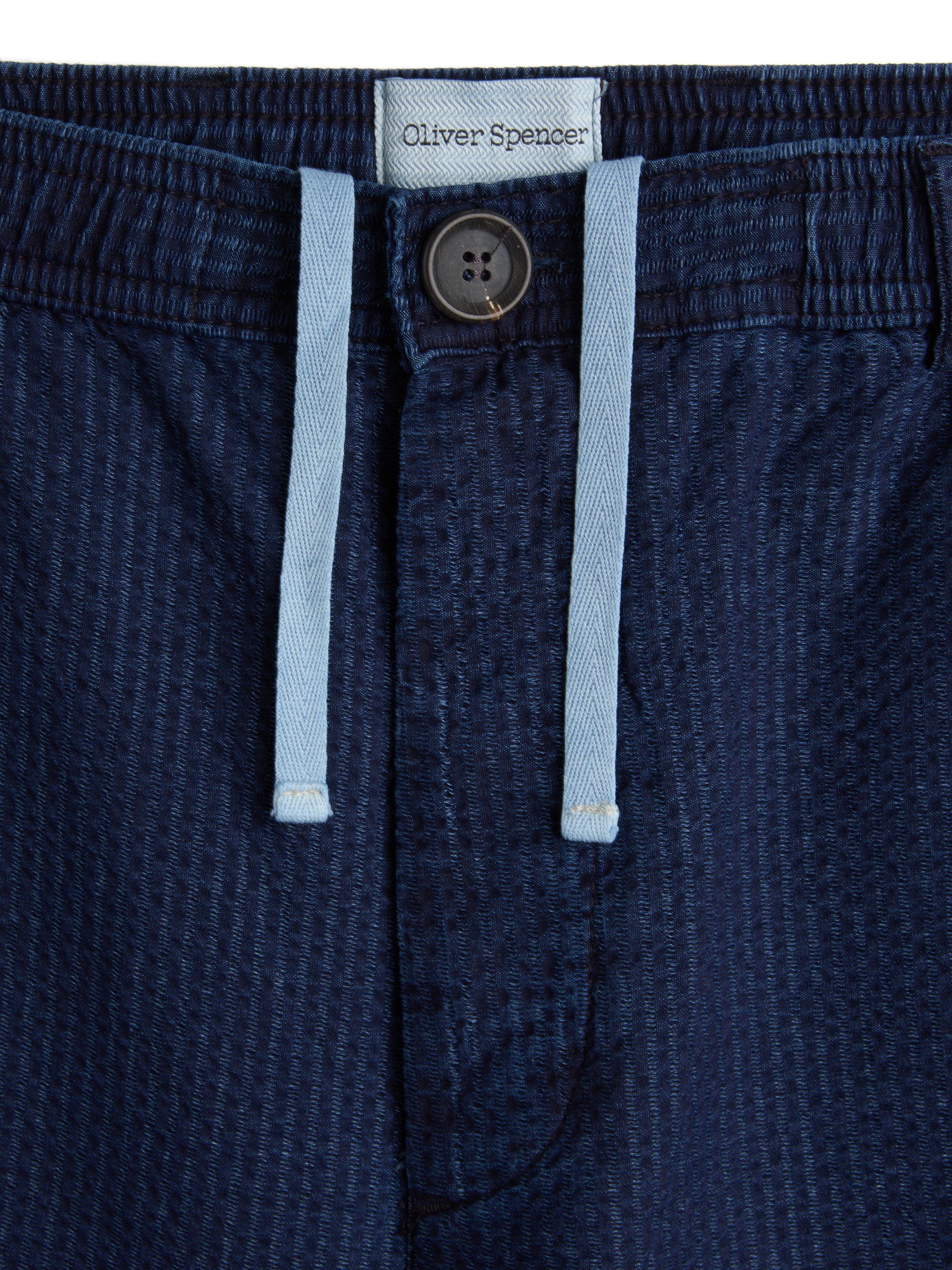 Drawstring Trousers Bateman Indigo