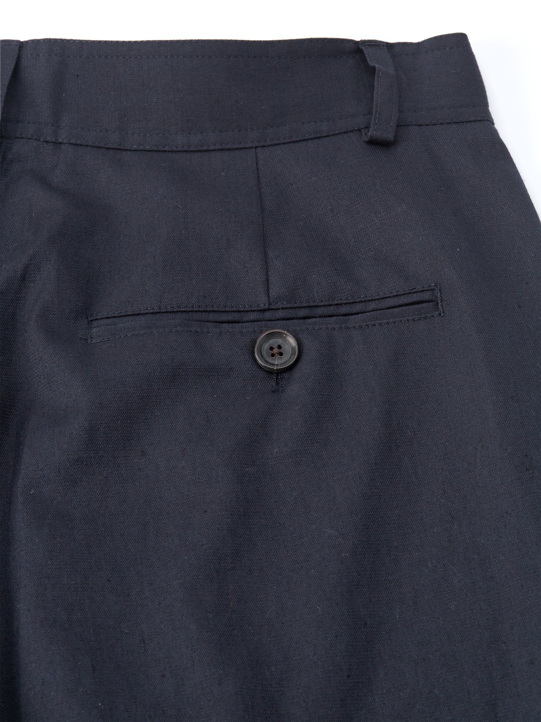 Pleat Trousers Farrell Navy