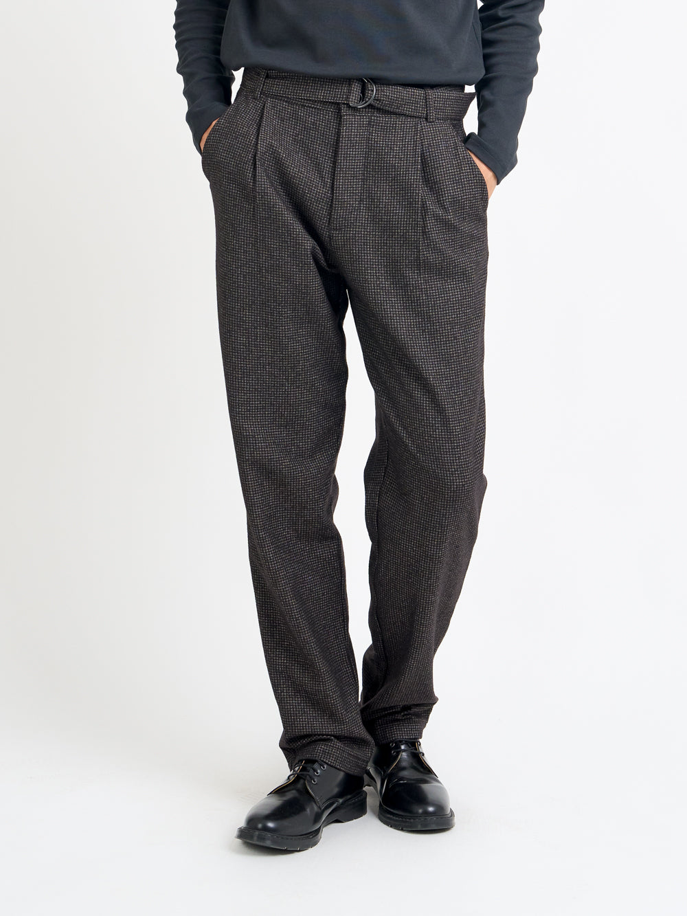 Belted Trousers Lowery Brown