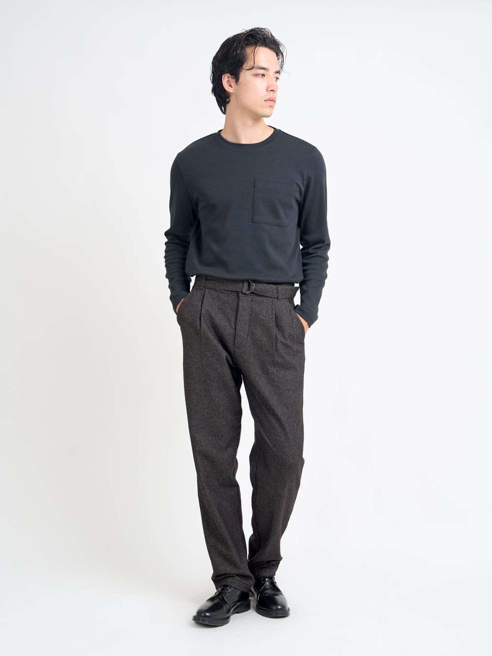 Belted Trousers Lowery Brown