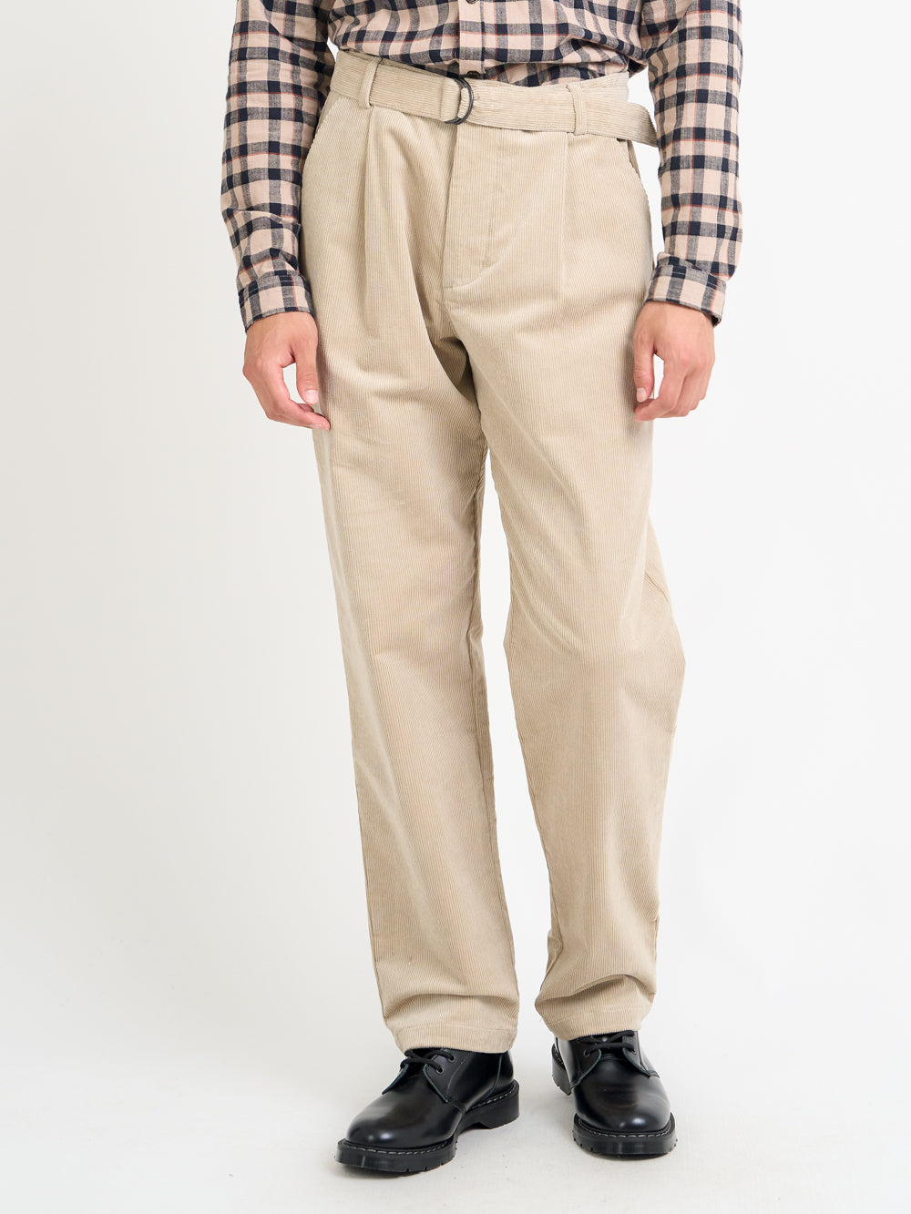 Belted Trousers Sibley Cord Beige