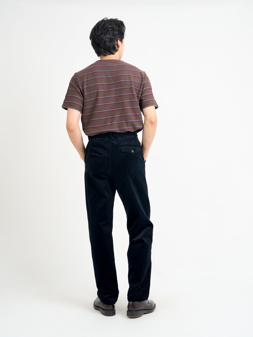 Belted Trousers Sibley Cord Navy