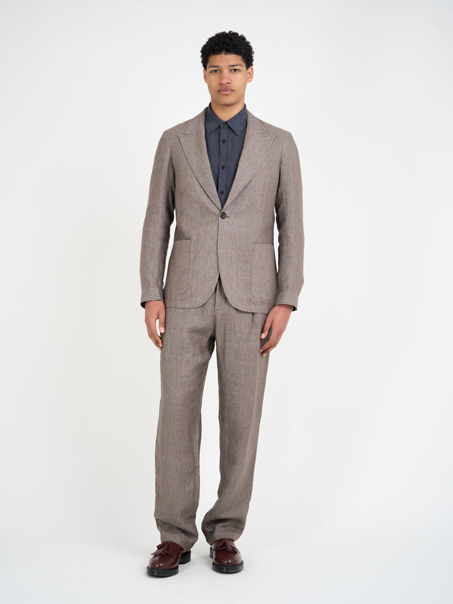Wilkins Brown/Pink Laurel Suit