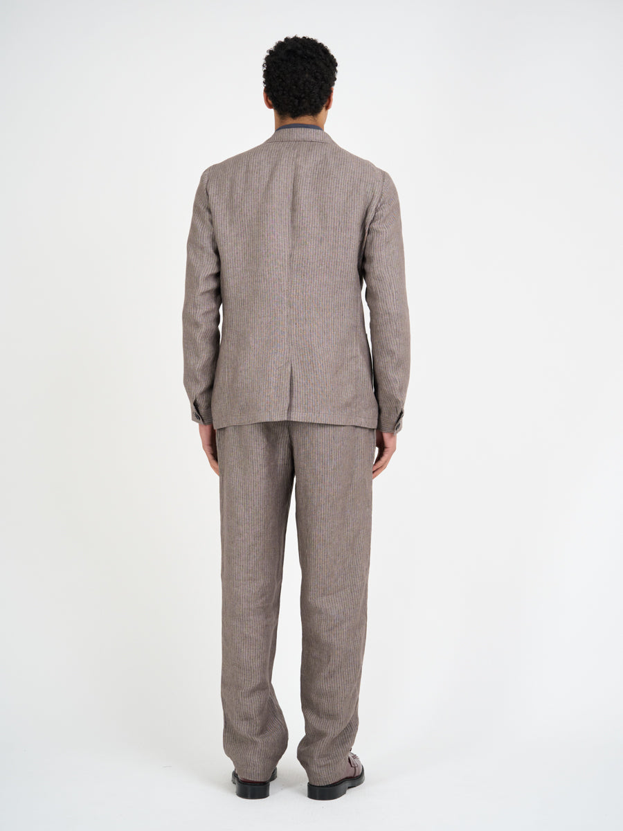 Wilkins Brown/Pink Laurel Suit