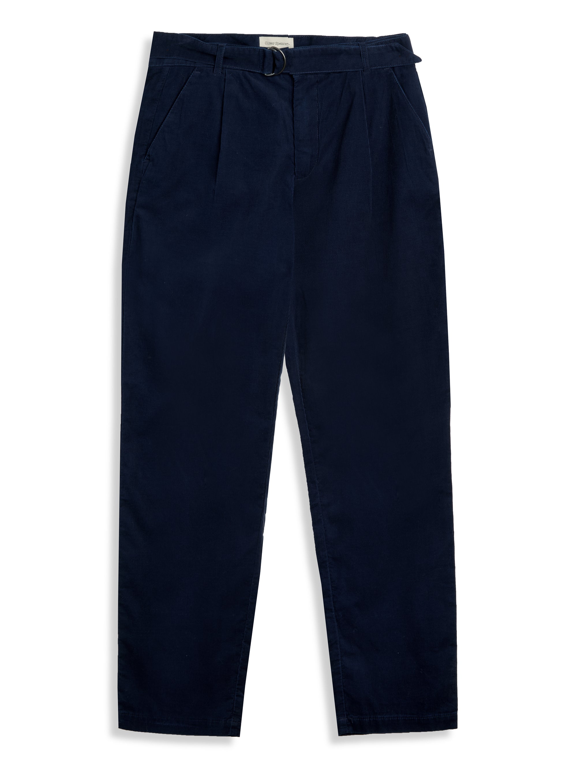 Belted Trousers Newson Cord Indigo