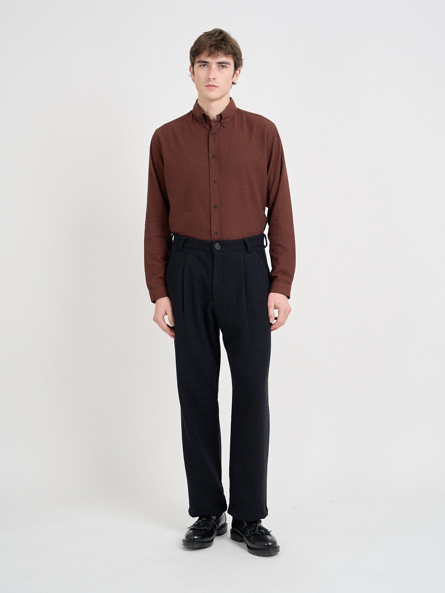 Morton Pleated Trousers Doherty Black