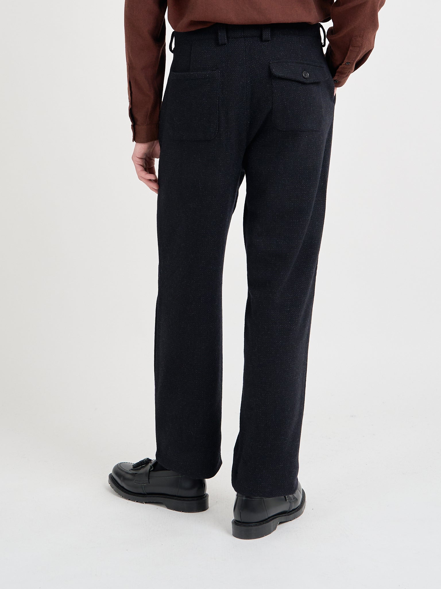 Morton Pleated Trousers Doherty Black