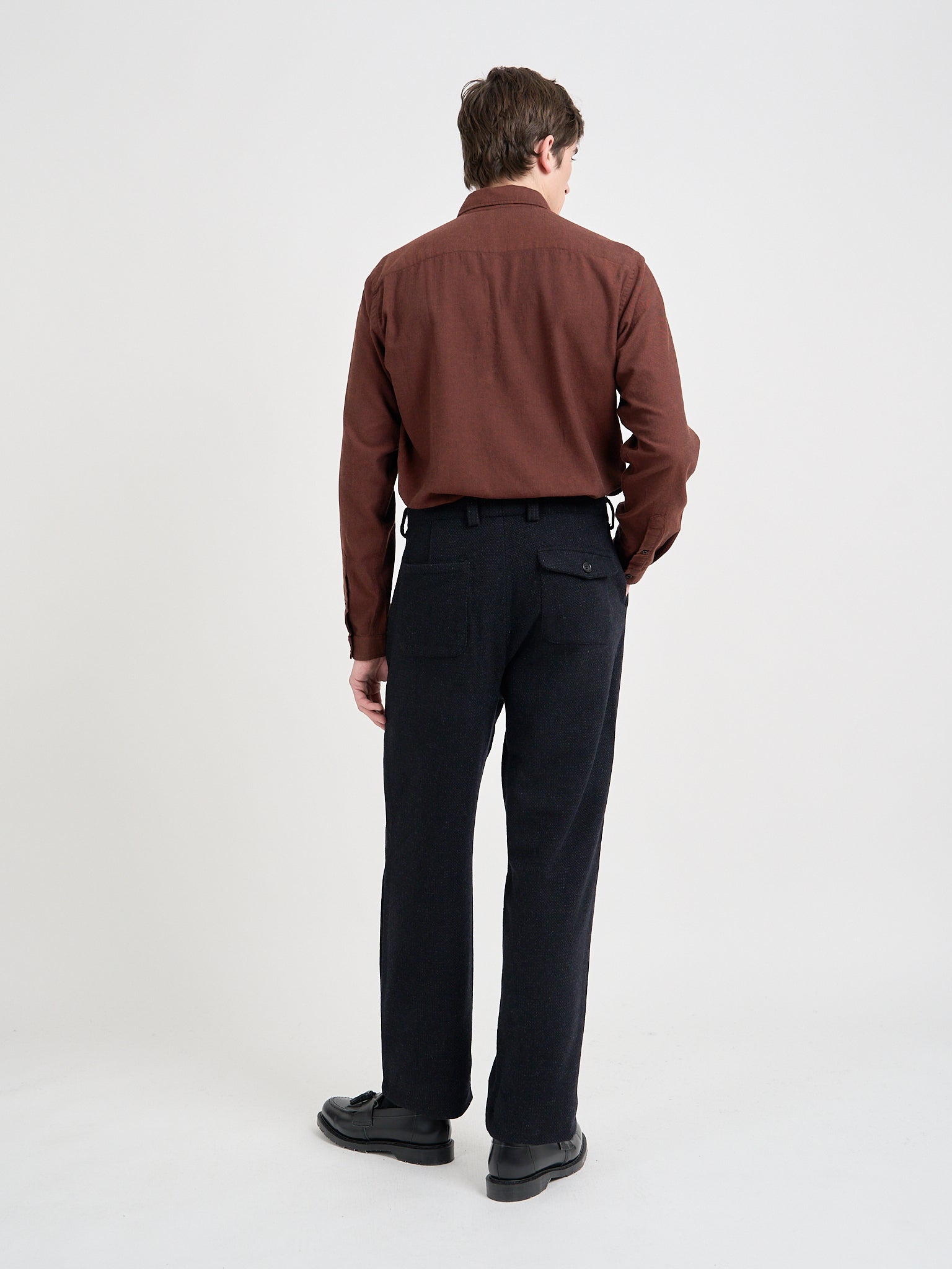 Morton Pleated Trousers Doherty Black