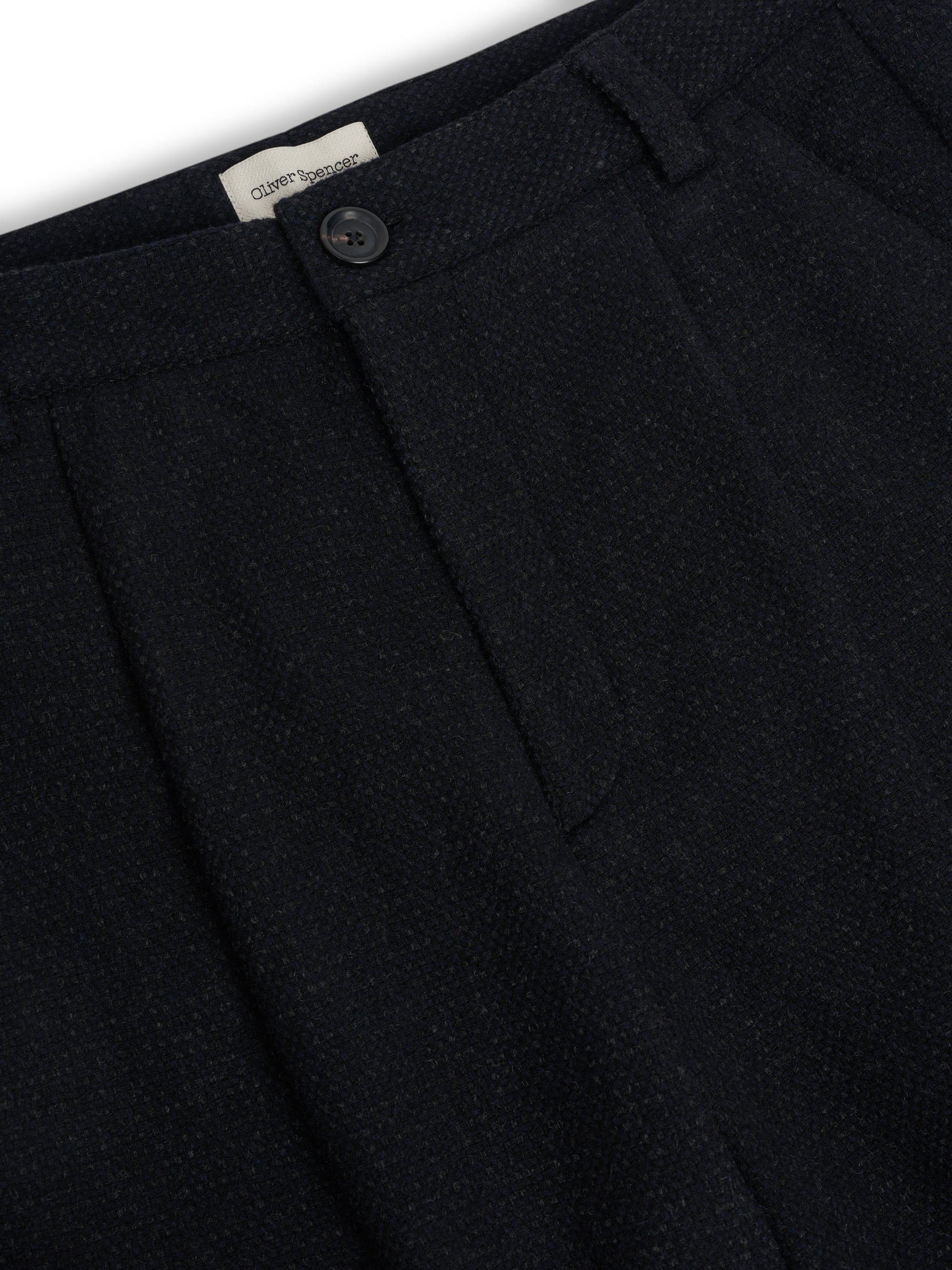 Morton Pleated Trousers Doherty Black