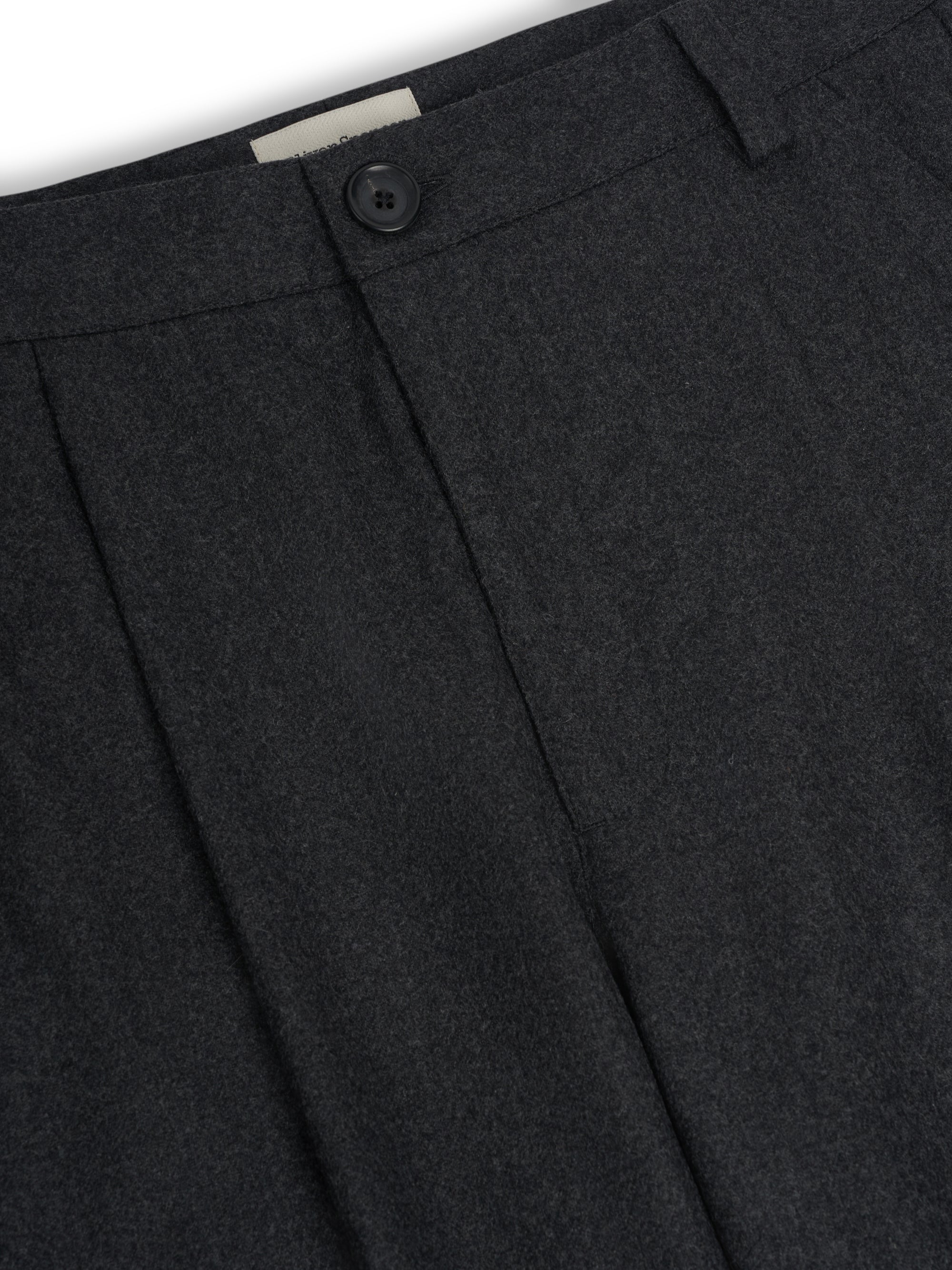 Morton Pleated Trousers Richards Charcoal