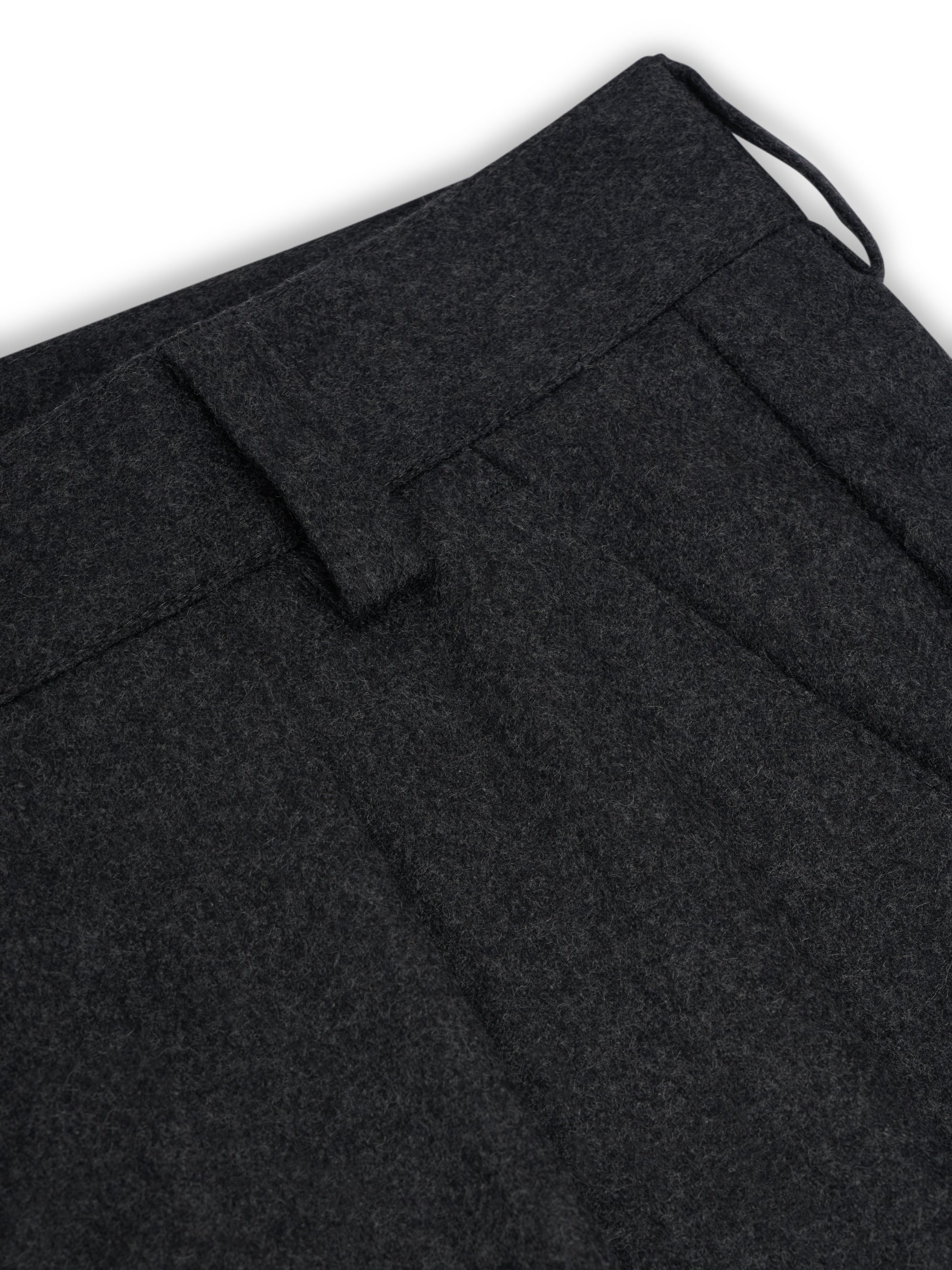 Morton Pleated Trousers Richards Charcoal