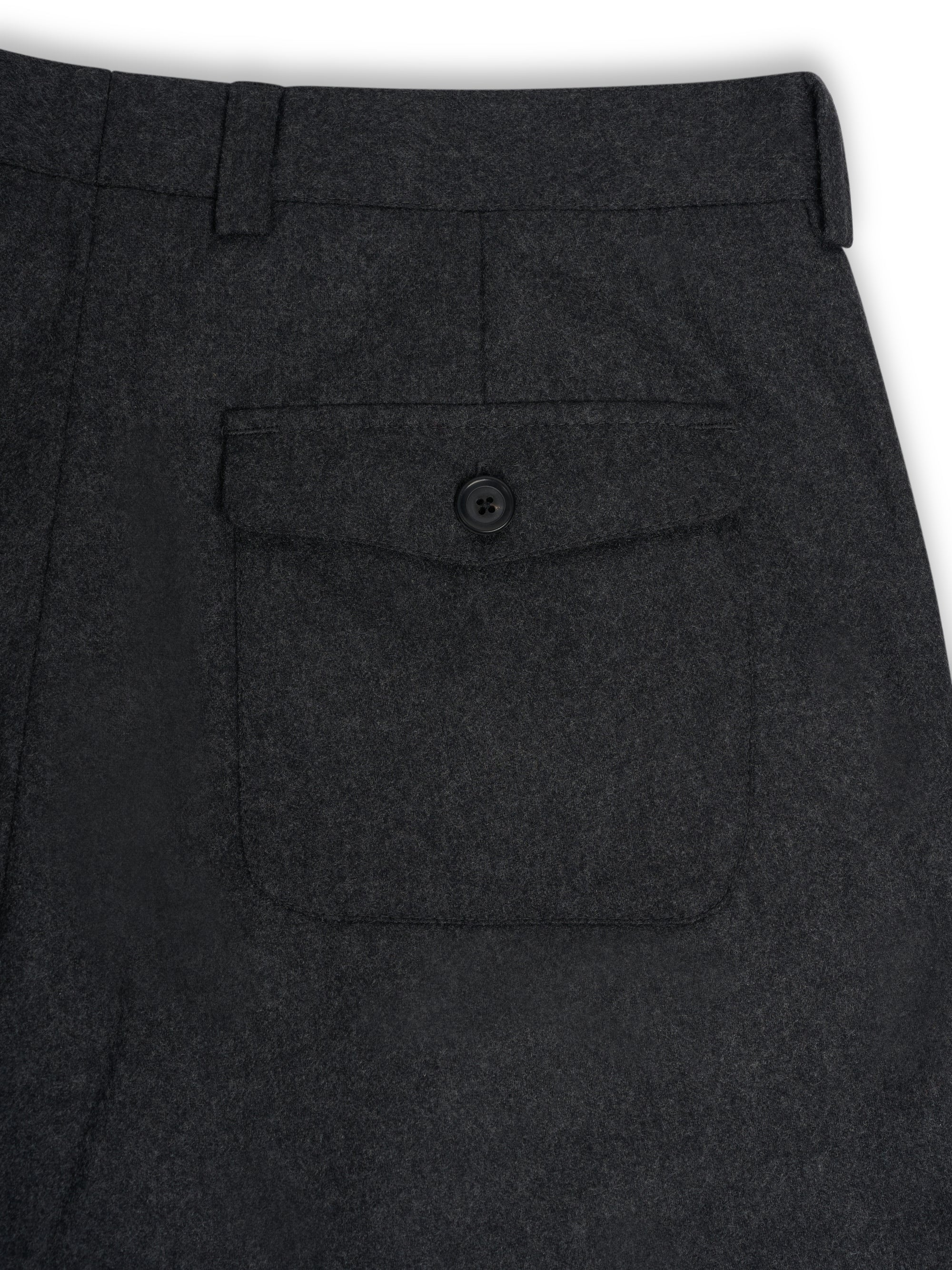 Morton Pleated Trousers Richards Charcoal