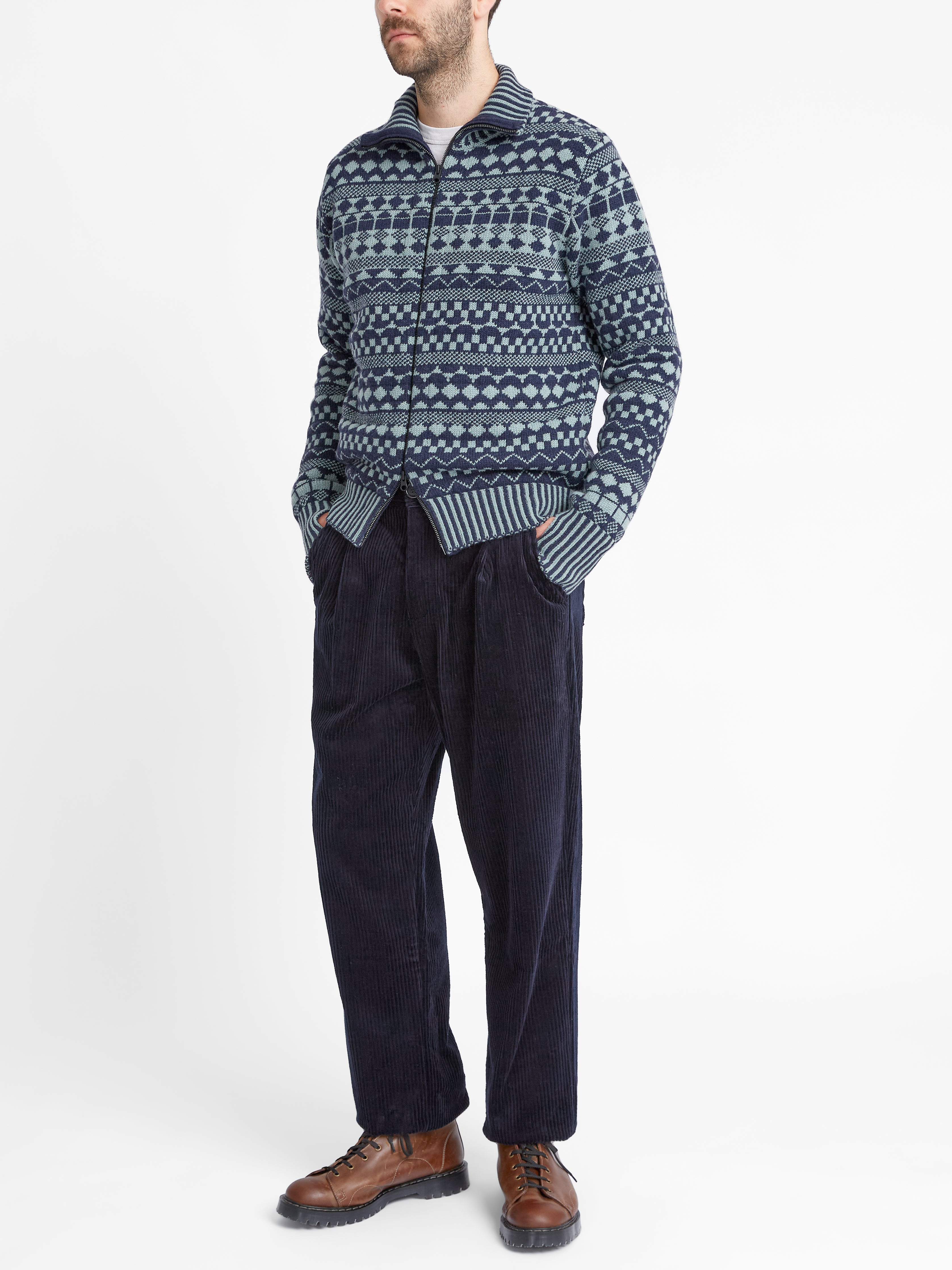 Morton Trousers Melrose Cord Navy