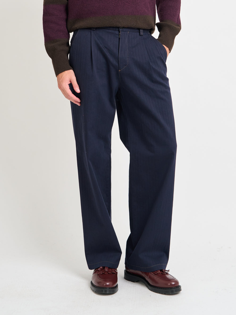 Orsman Trousers Faulkes Navy
