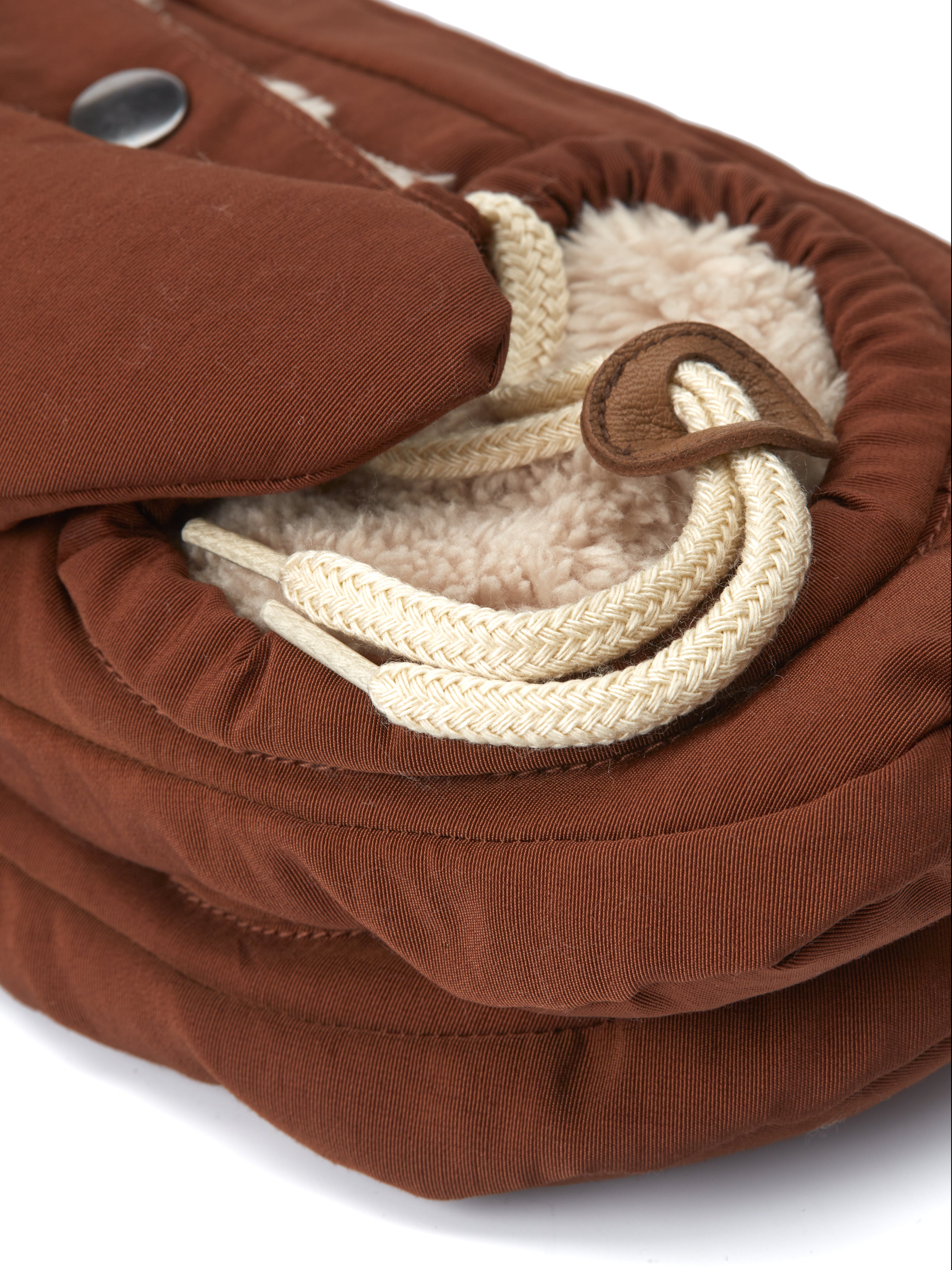 Elmer Down Mitten Glove Brown