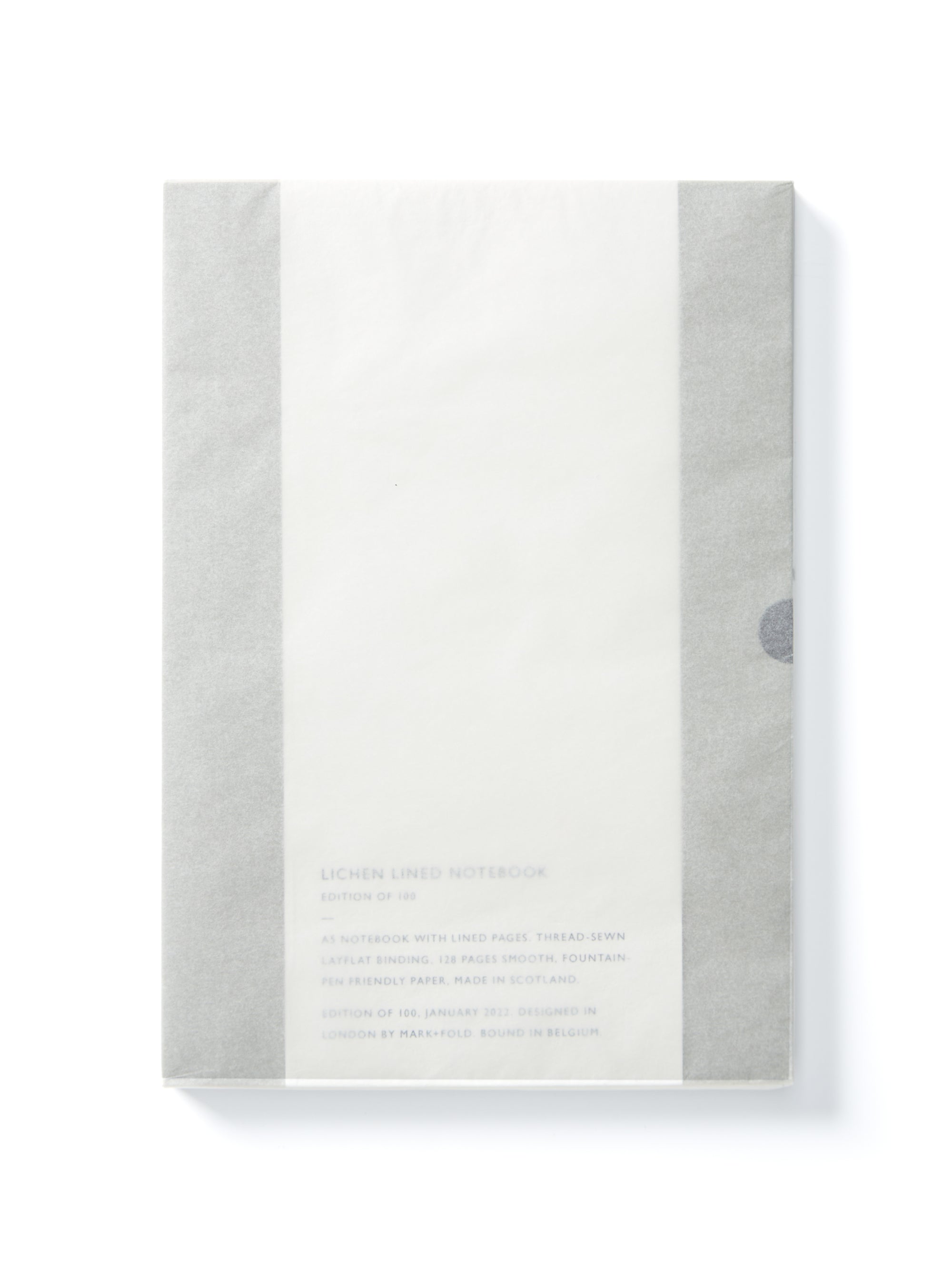 Mark + Fold Lichen Lined Notebook